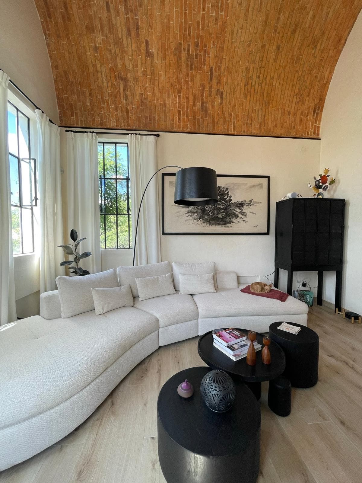 Off-grid home interior in San Miguel de Allende