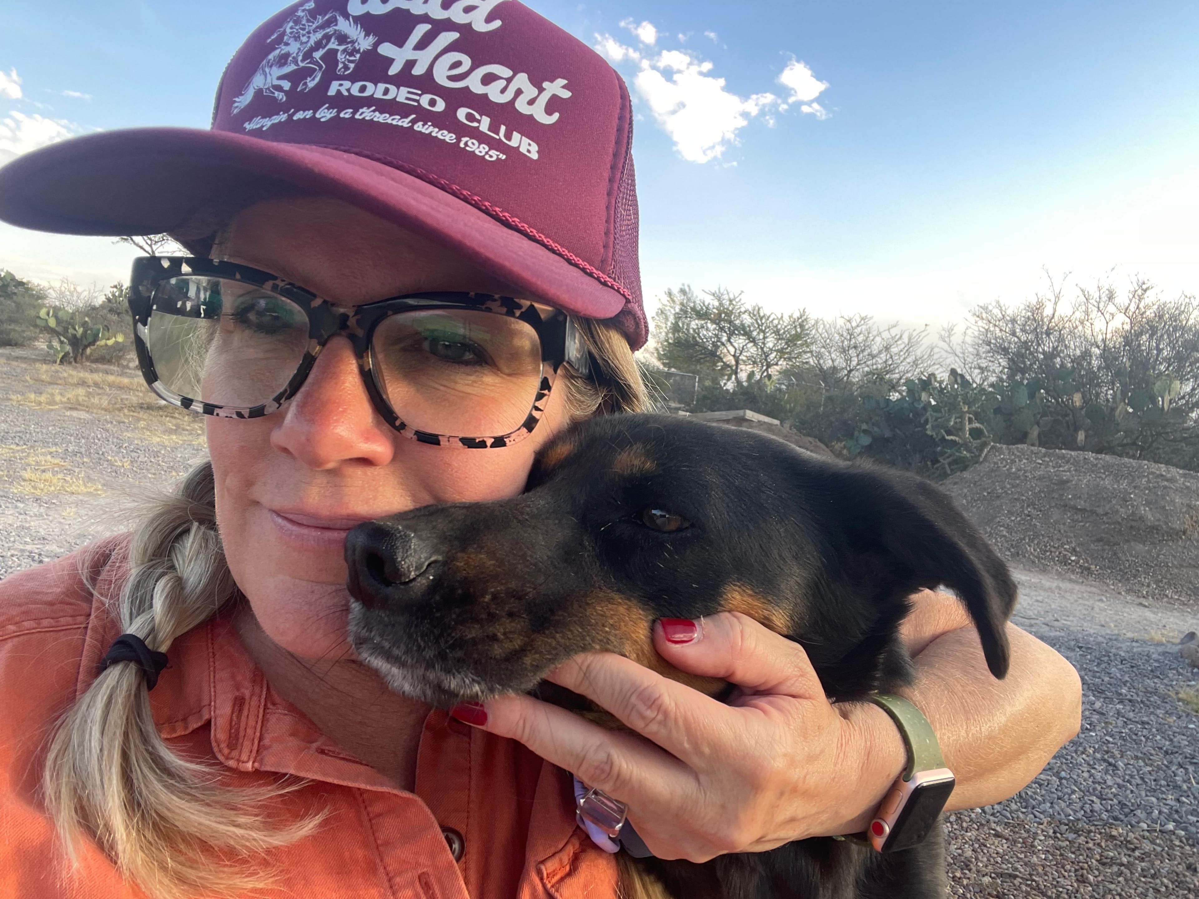 Rescue dogs on the ranchito near San Miguel de Allende