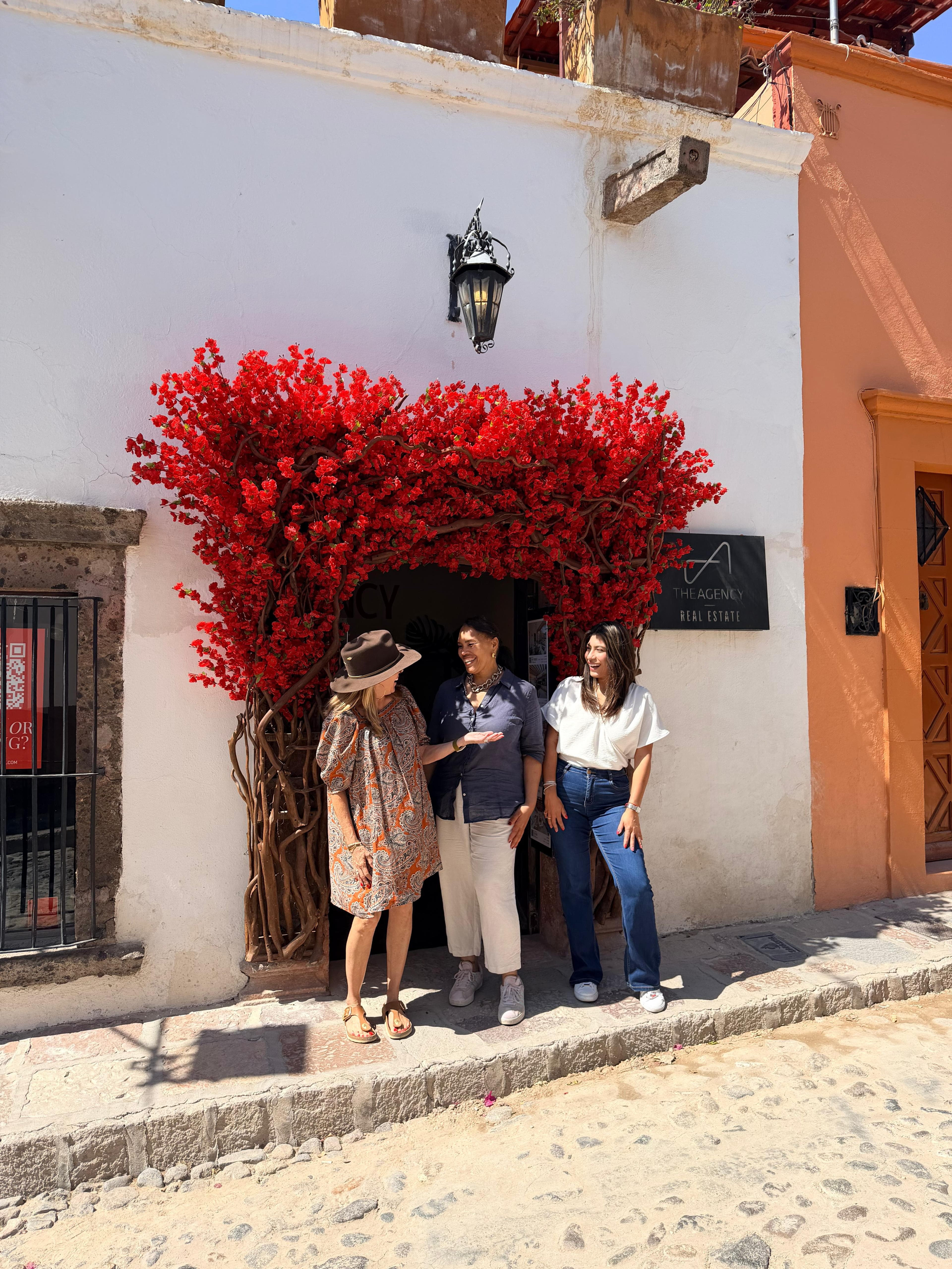 The Welcome Table team outside The Agency on Aldama 31