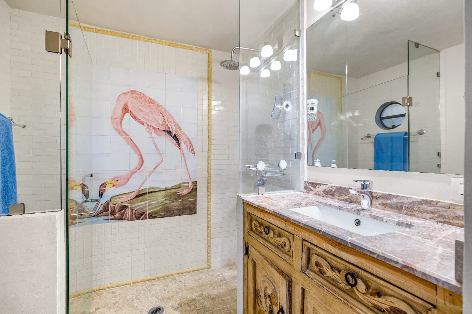 Casa Refugio — San Antonio, San Miguel de Allende — photo 16 — artistic spa-inspired master bathroom oasis