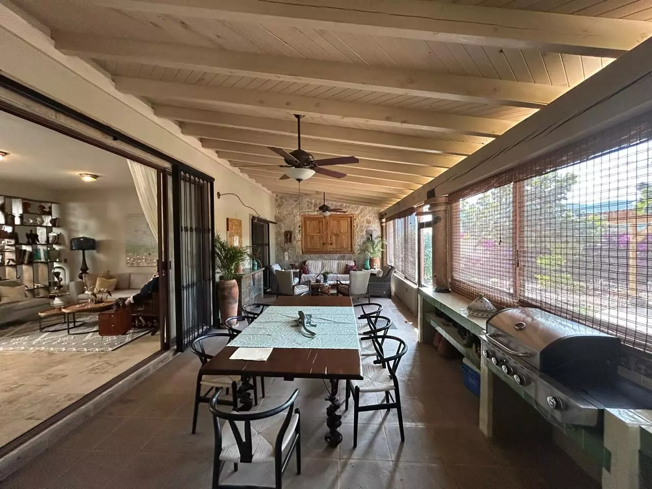 Premium Country Estate Sosnabar — Sosnabar, San Miguel de Allende — photo 17 — sophisticated covered terrace, seamless indoor-outdoor living