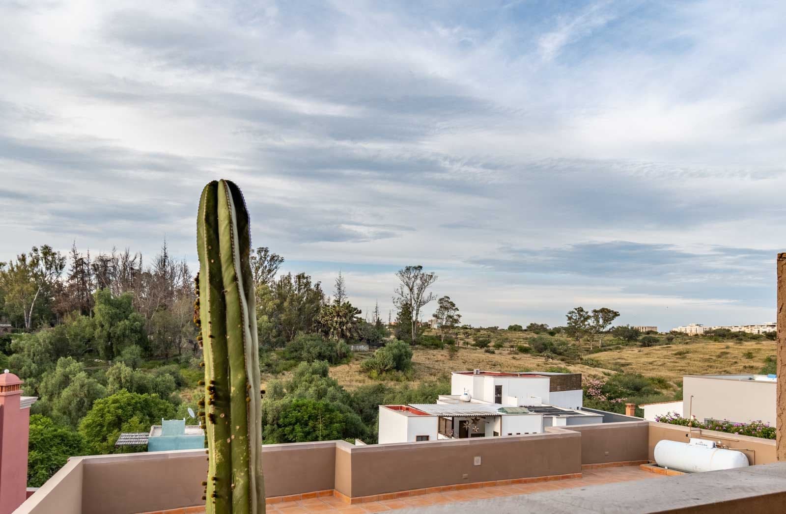 Casa San Miguel 11 — El Paraiso, San Miguel de Allende — photo 26 — panoramic rooftop with sculptural desert views