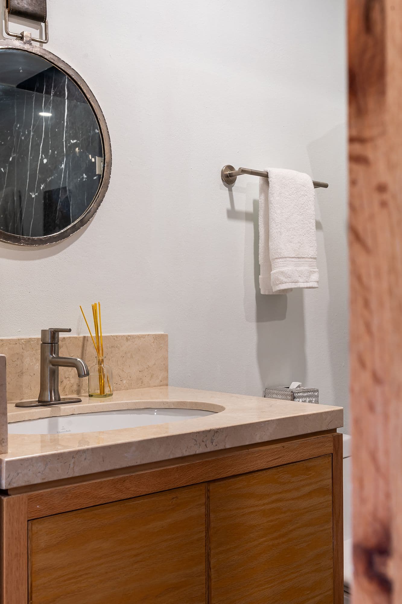 Le Cottage Penthouse #9 — Centro, San Miguel de Allende — photo 13 — elegant spa-inspired bathroom retreat
