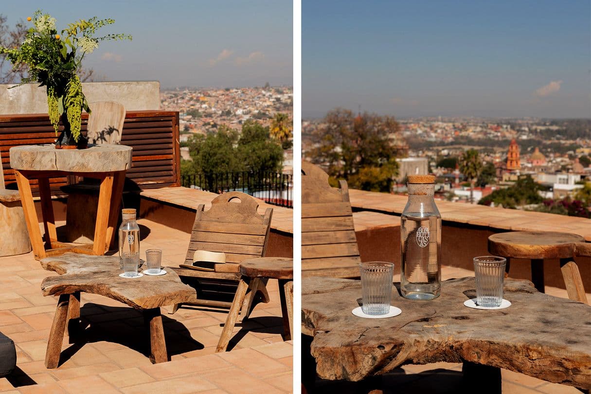 Casa Bomboti — Centro, San Miguel de Allende — photo 23 — panoramic rooftop terrace, breathtaking mountain vistas