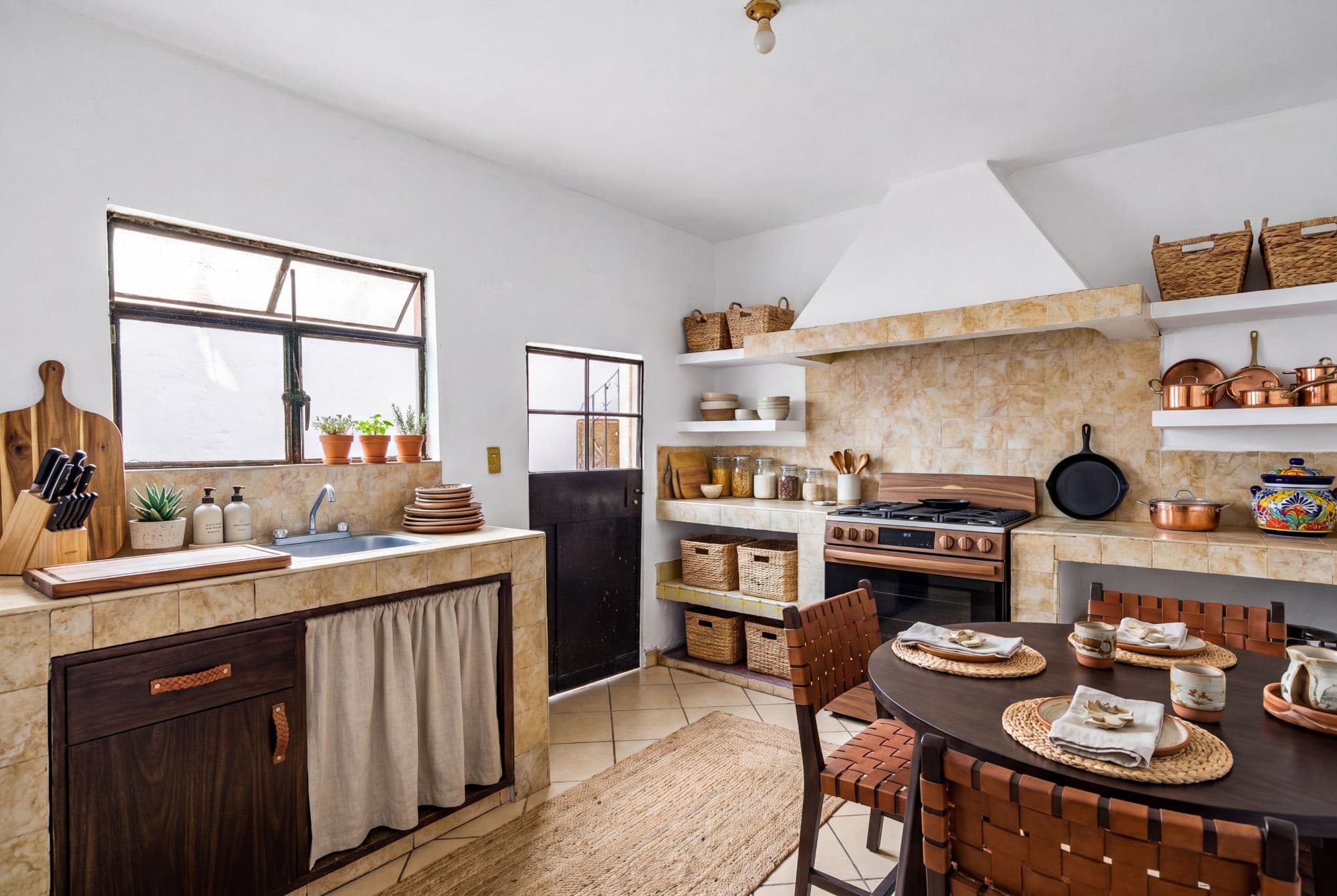 Casa Arias — La Palmita, San Miguel de Allende — photo 21 — artisanal mexican kitchen, sun-drenched elegance