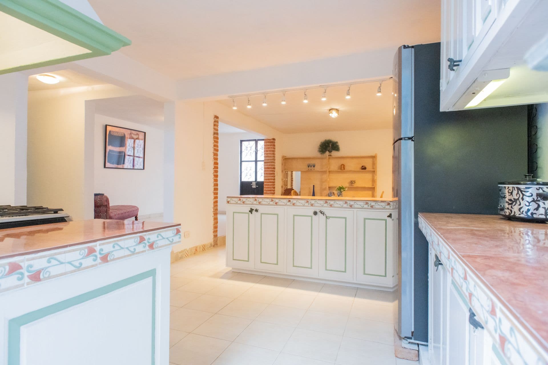 Casa Santuario — San Antonio, San Miguel de Allende — photo 9 — luminous colonial kitchen, artisanal charm
