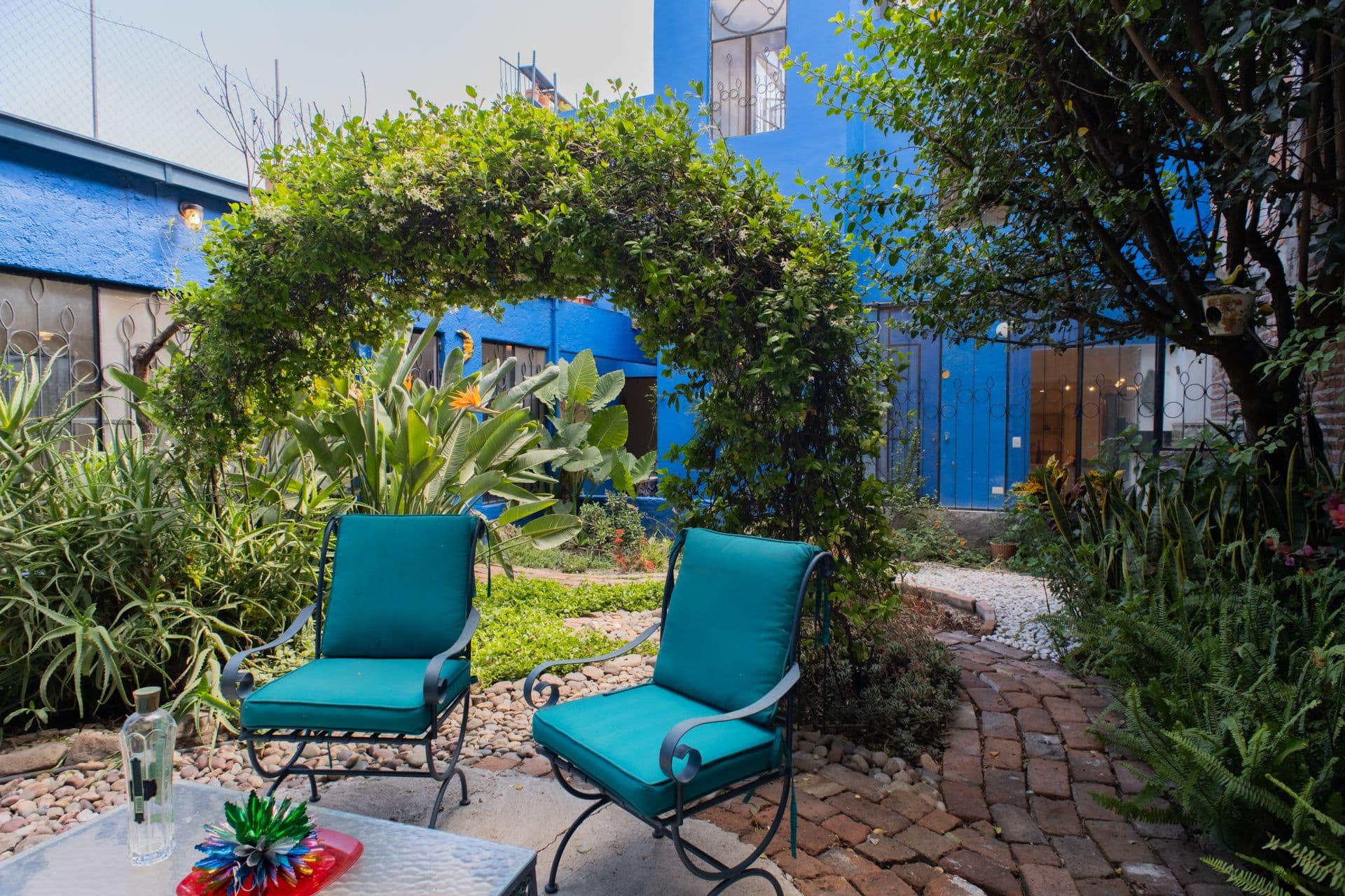 Casa Santuario — San Antonio, San Miguel de Allende — photo 16 — serene courtyard oasis, vibrant mexican charm