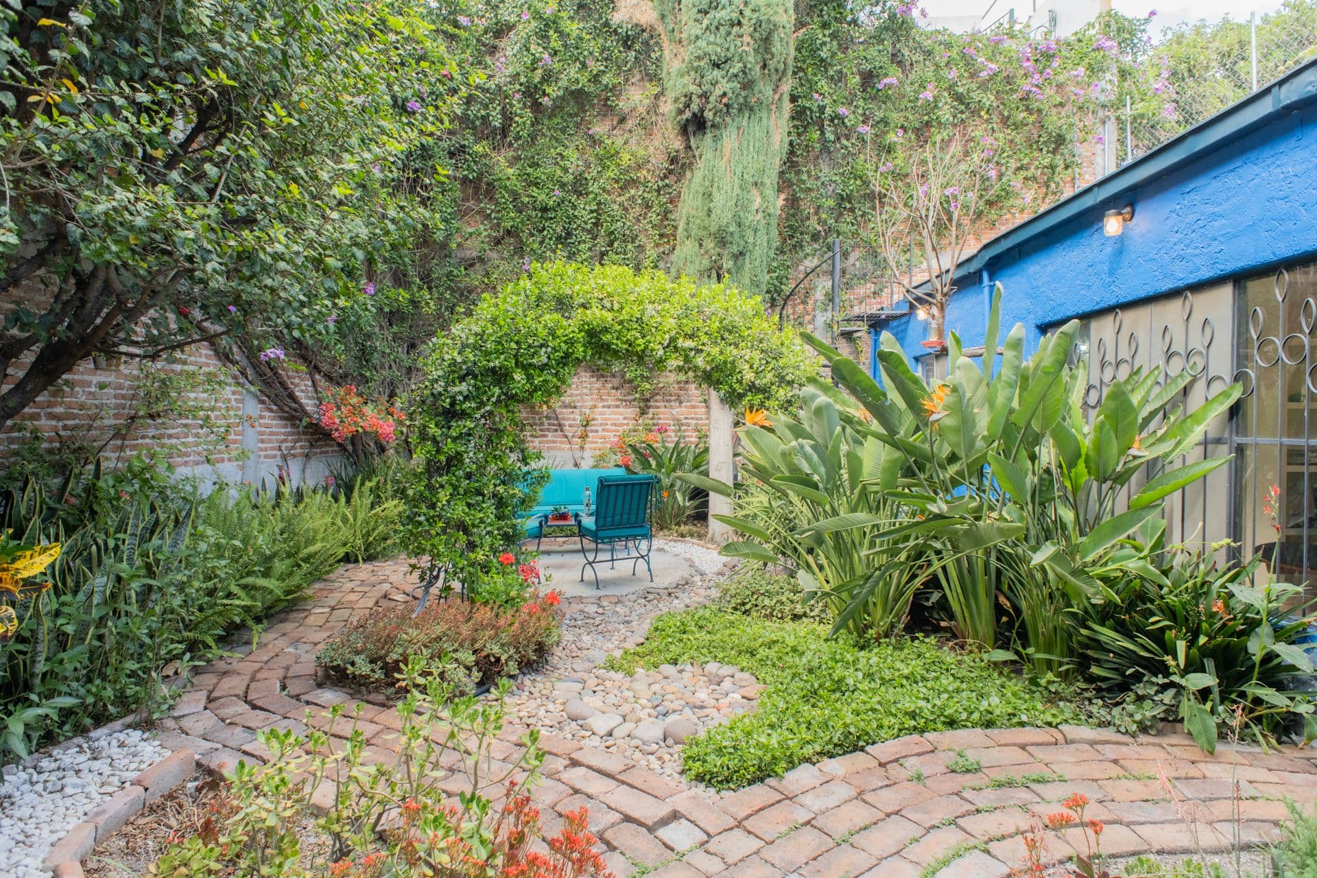 Casa Santuario — San Antonio, San Miguel de Allende — photo 15 — lush mediterranean courtyard oasis