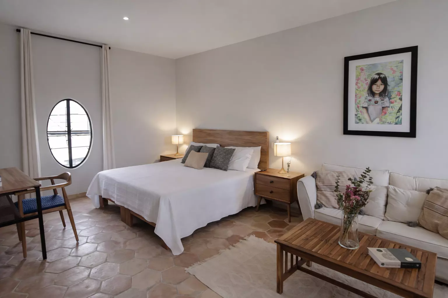 Casa Tranquila — Guadalupe, San Miguel de Allende — photo 7 — serene bedroom with warm natural light