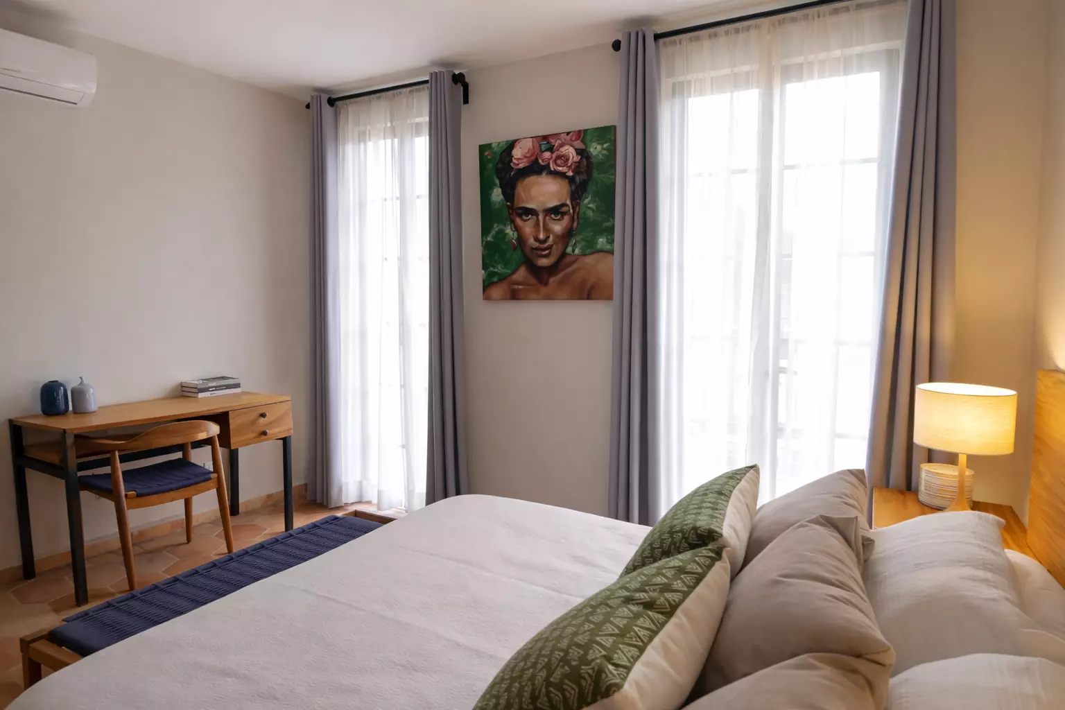 Casa Tranquila — Guadalupe, San Miguel de Allende — photo 27 — serene bedroom with abundant natural light