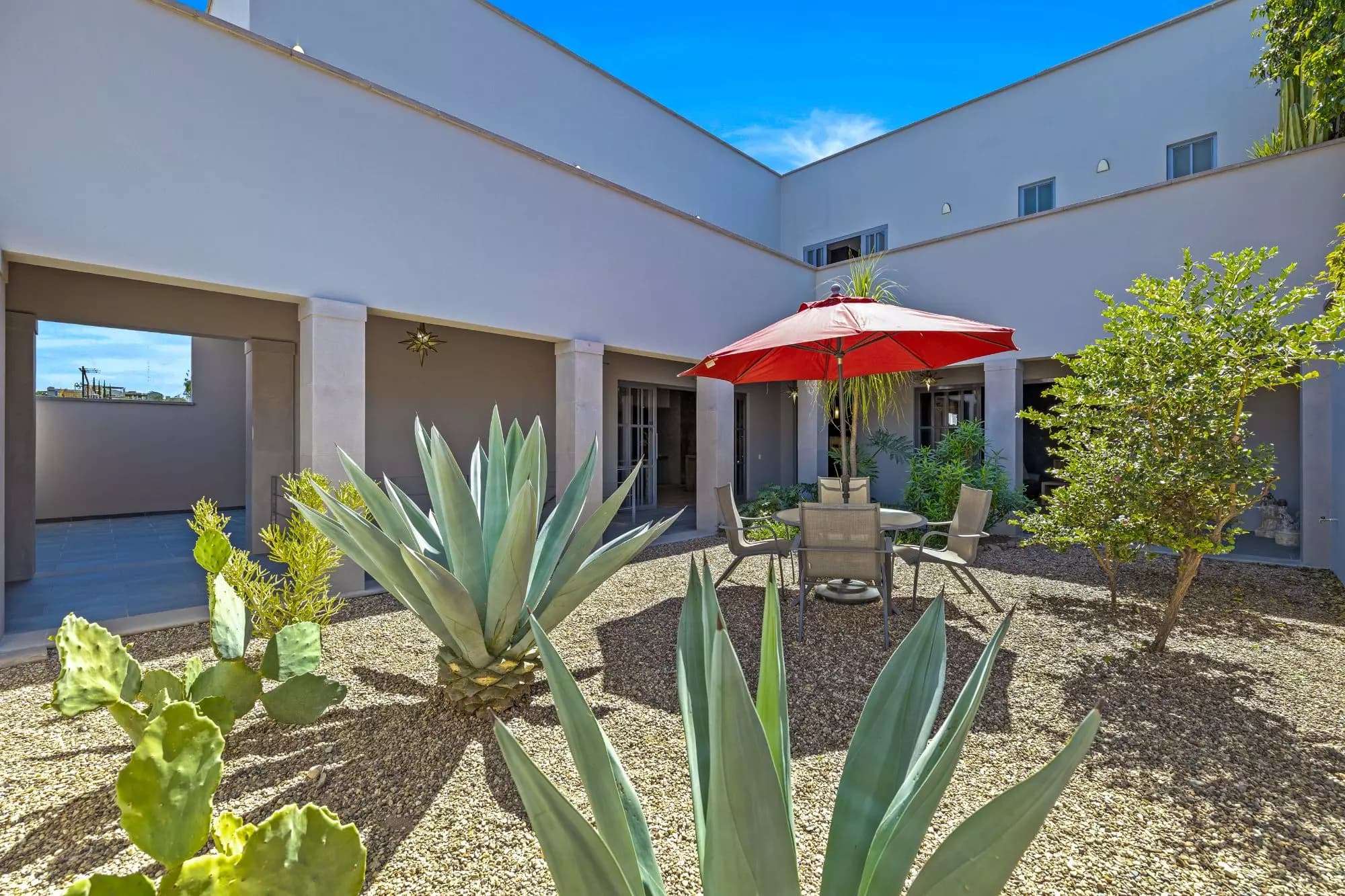 Casa San Uriel — El Paraiso, San Miguel de Allende — photo 8 — serene courtyard oasis, contemporary elegance