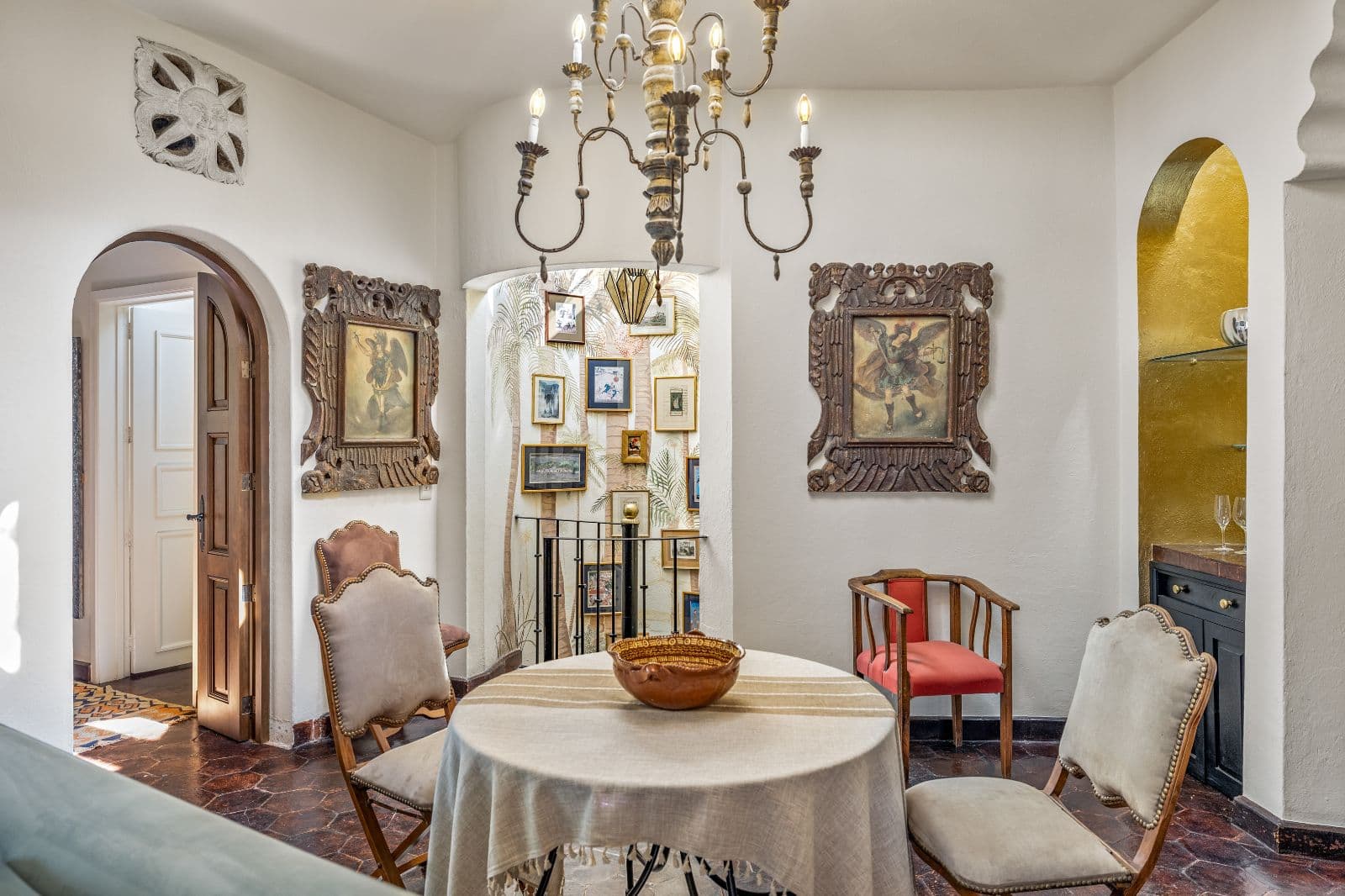Casa de La Soñadora — Centro, San Miguel de Allende — photo 6 — elegant colonial dining sanctuary with curated art