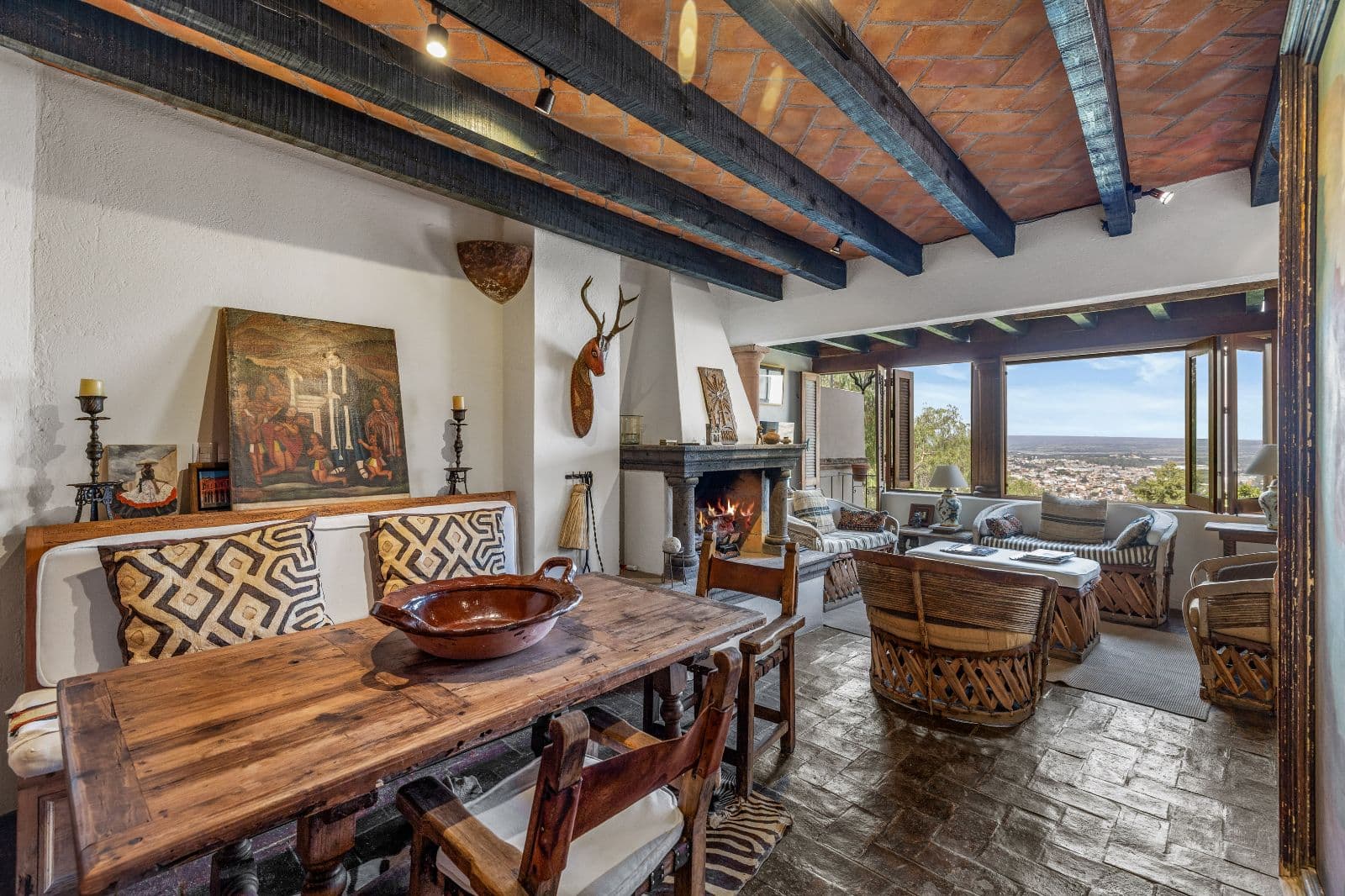 Casa de La Soñadora — Centro, San Miguel de Allende — photo 15 — rustic elegance meets panoramic vistas