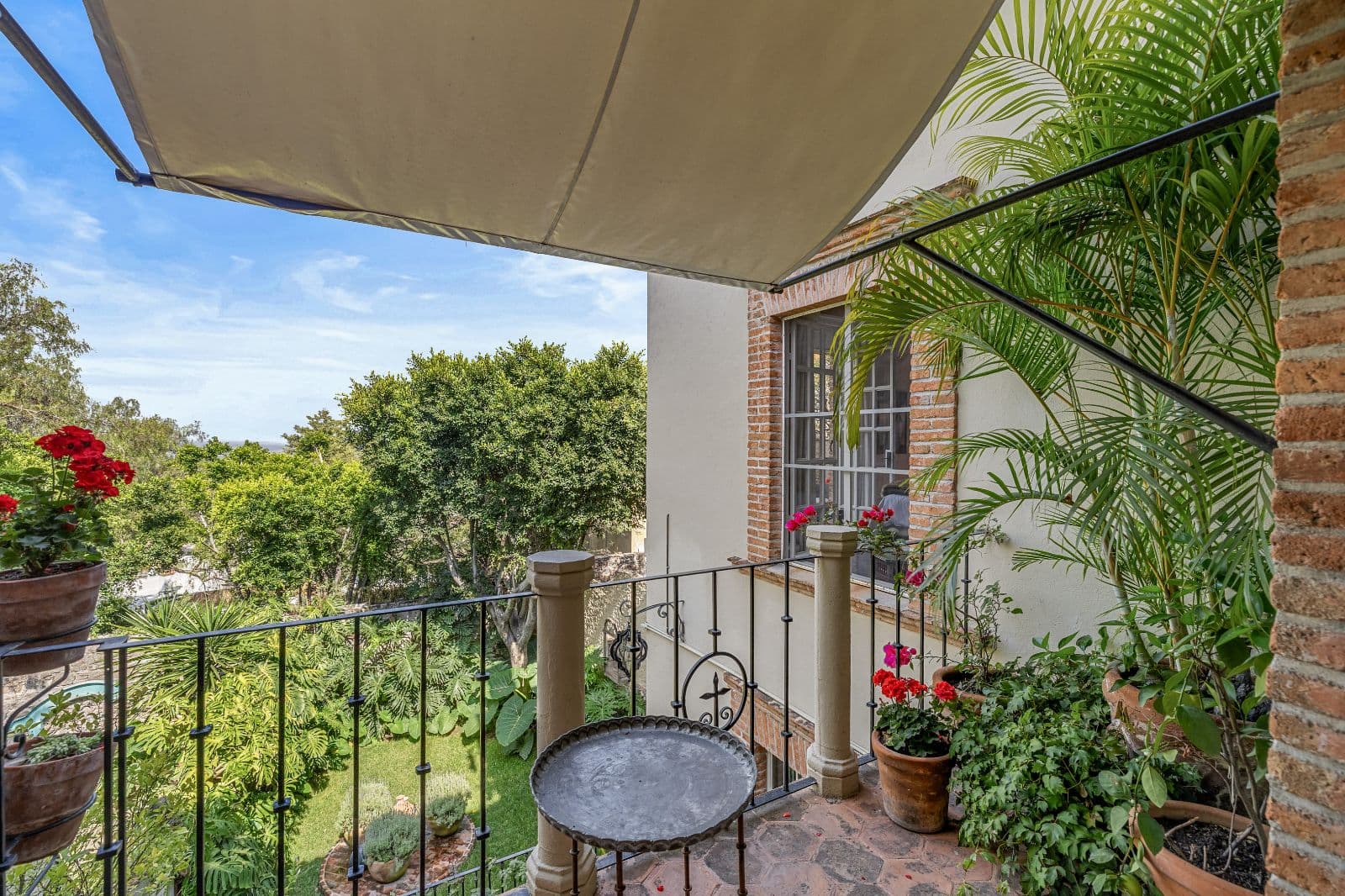 Casa de La Soñadora — Centro, San Miguel de Allende — photo 5 — charming terrace with panoramic garden views