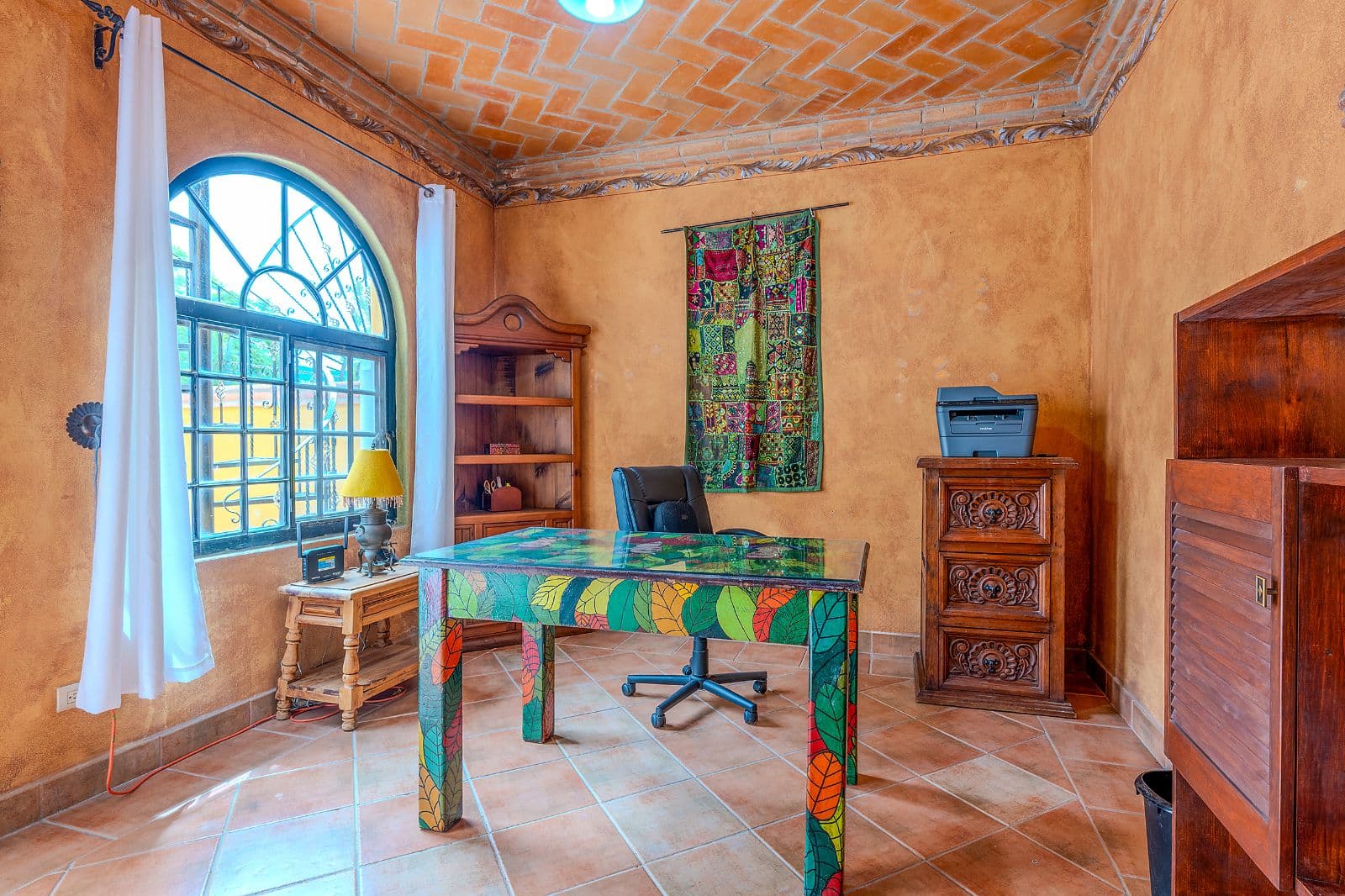 Casa Colorida — Villa de los Frailes, San Miguel de Allende — photo 21 — artisan office with soaring natural light