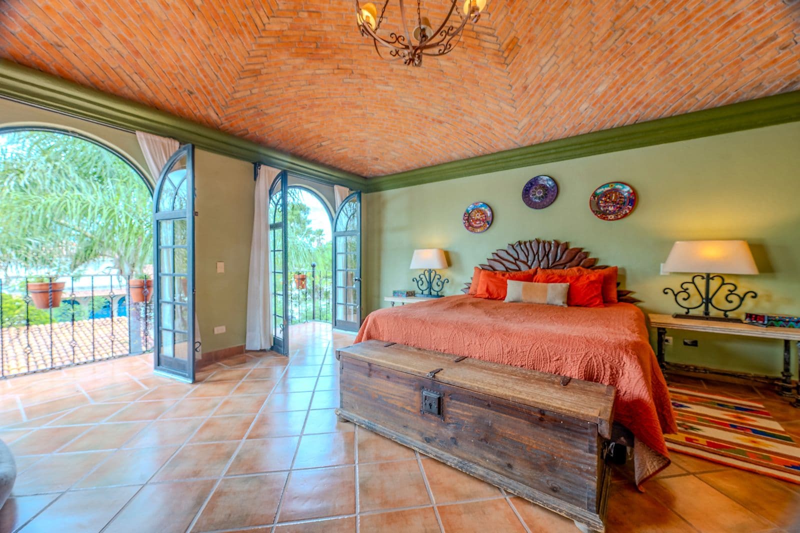 Casa Colorida — Villa de los Frailes, San Miguel de Allende — photo 26 — radiant master suite, terracotta charm