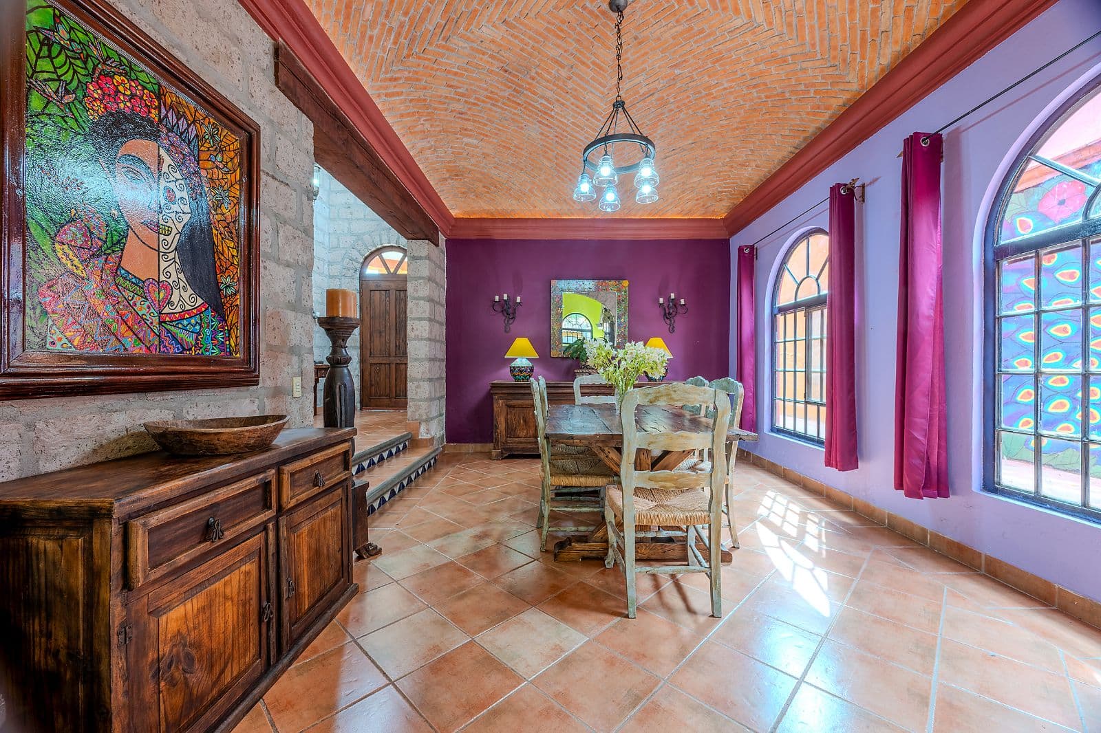 Casa Colorida — Villa de los Frailes, San Miguel de Allende — photo 7 — vibrant colonial dining elegance awaits