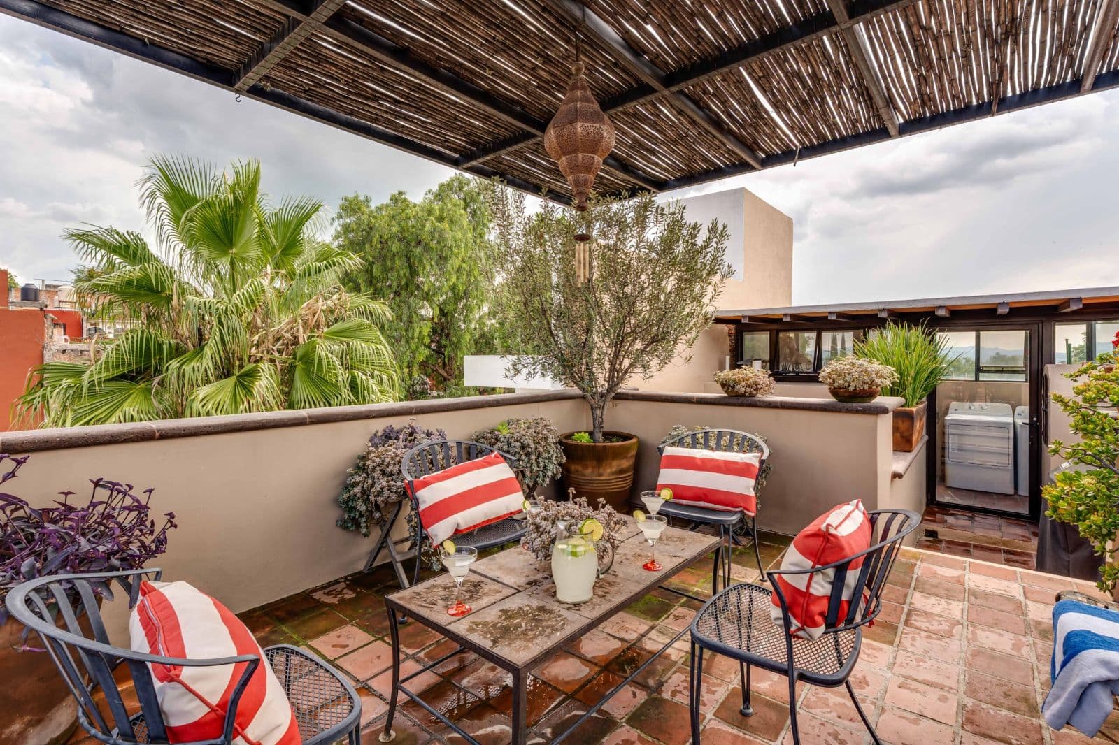 Casa Lagniappe — Centro, San Miguel de Allende — photo 20 — charming rooftop terrace with mountain views