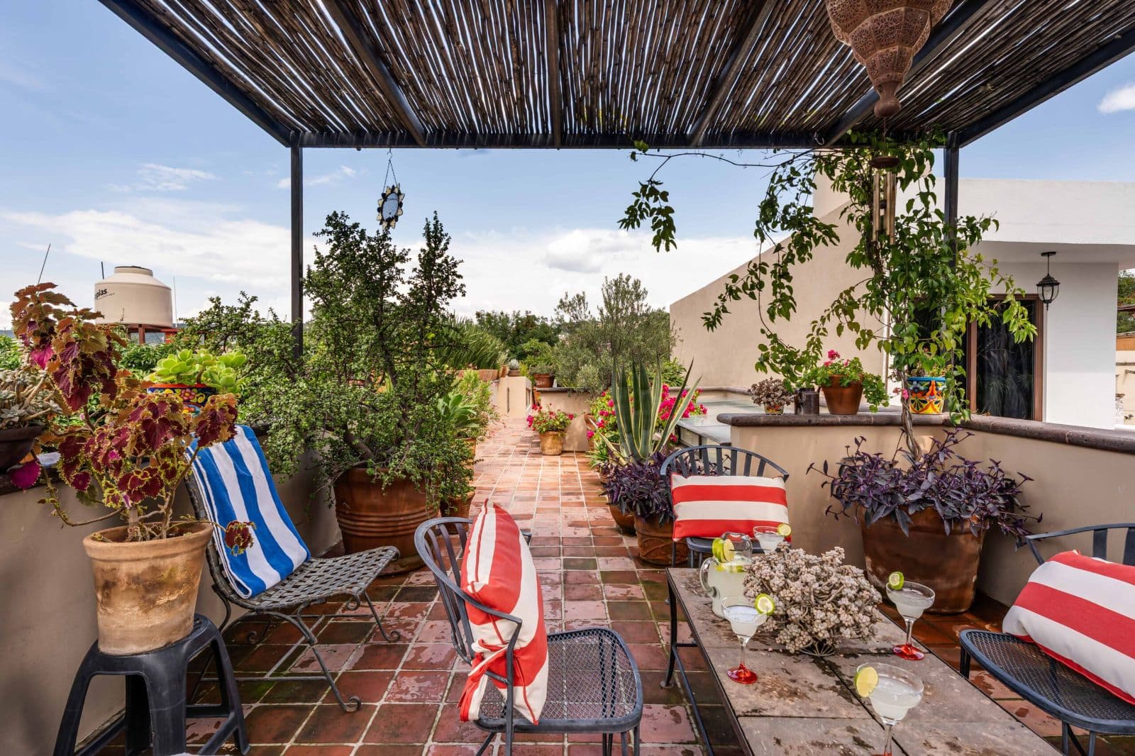 Casa Lagniappe — Centro, San Miguel de Allende — photo 19 — enchanting rooftop terrace, verdant sanctuary