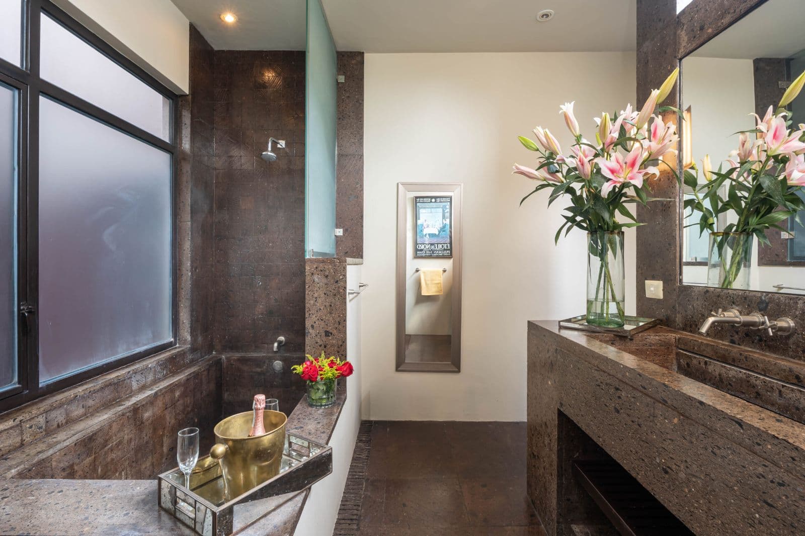 Casa Lagniappe — Centro, San Miguel de Allende — photo 14 — luxurious spa-inspired master bath