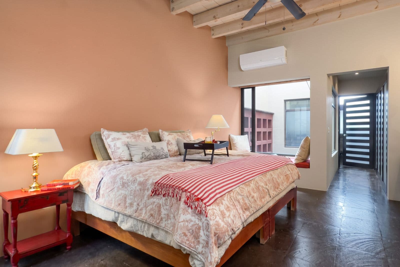 Casa Lagniappe — Centro, San Miguel de Allende — photo 13 — sunlit master suite, rustic elegance