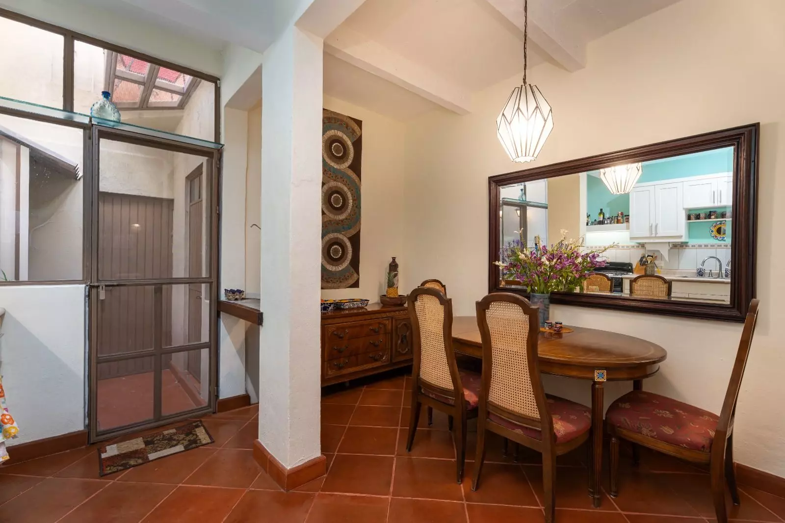 Casita Guadiana — Guadiana, San Miguel de Allende — photo 7 — elegant dining room, timeless mexican charm