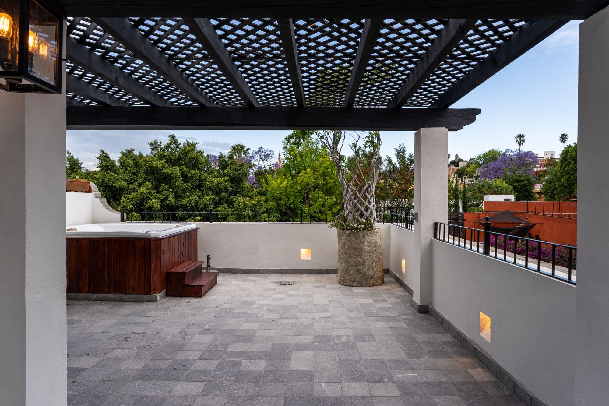 Rosewood 2a — San Miguel de Allende Centro, San Miguel de Allende — photo 12 — sophisticated rooftop terrace with panoramic views