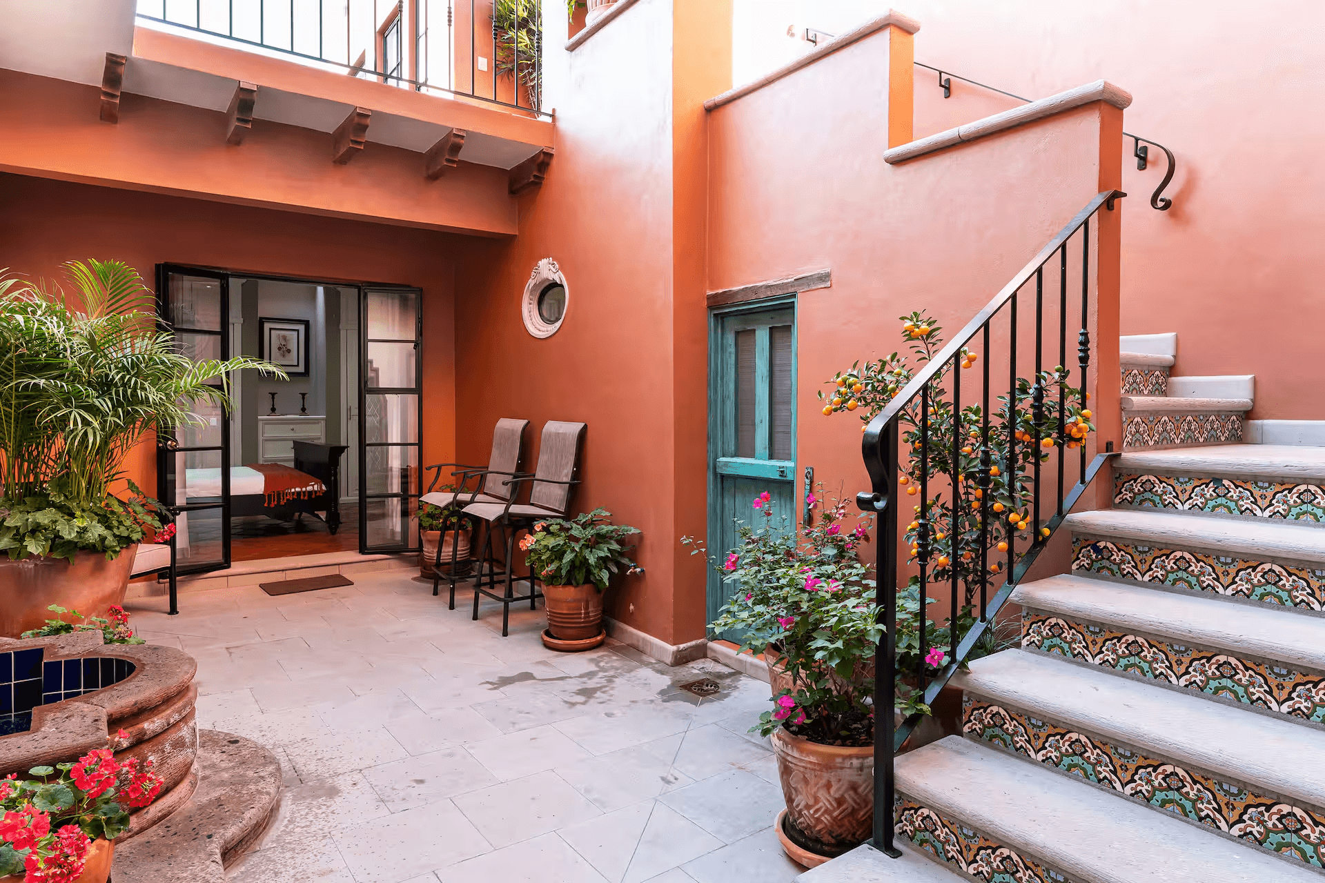 Casa Mimosa — San Antonio, San Miguel de Allende — photo 31 — charming colonial courtyard, vibrant heritage details