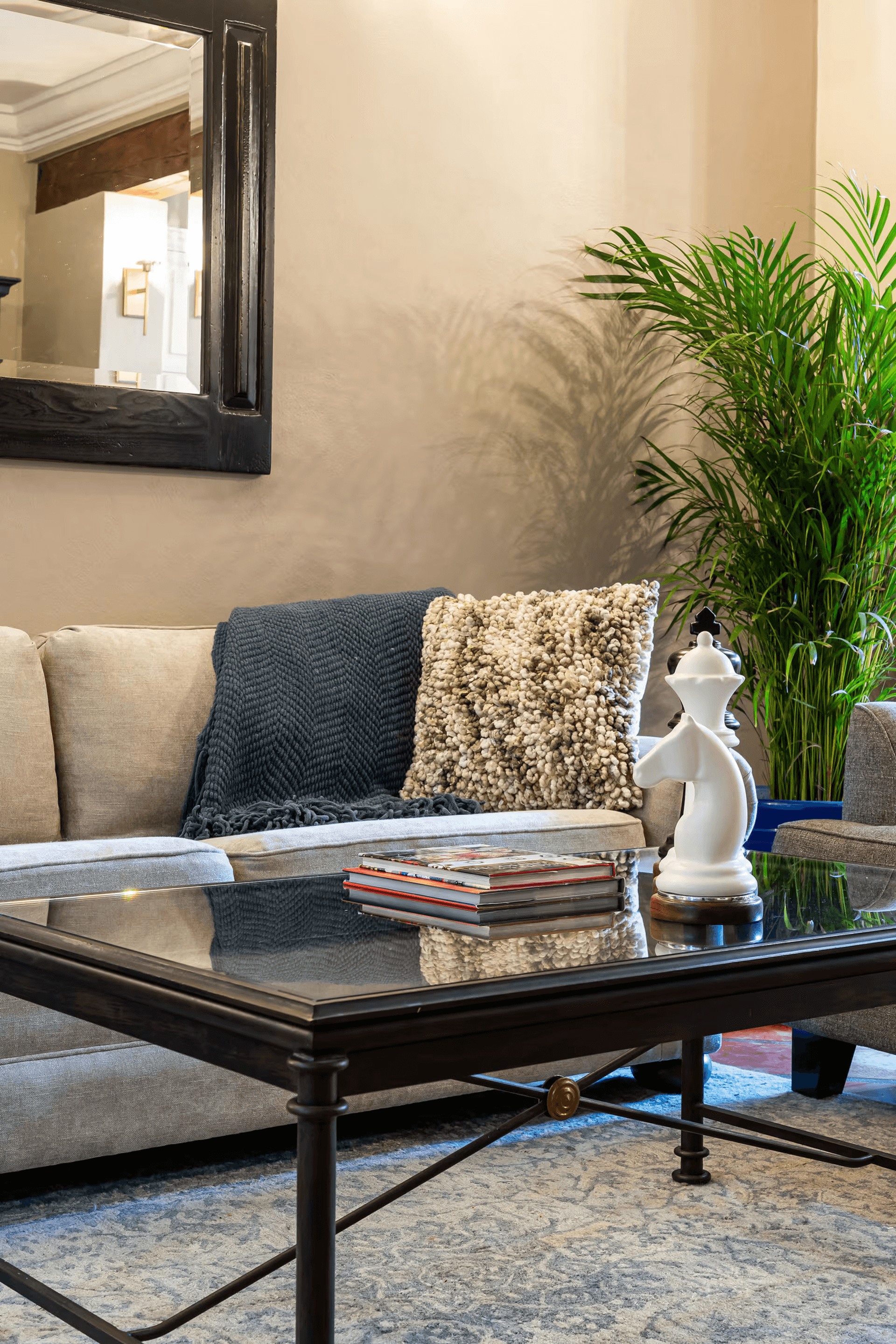 Casa Mimosa — San Antonio, San Miguel de Allende — photo 4 — sophisticated living room with curated elegance