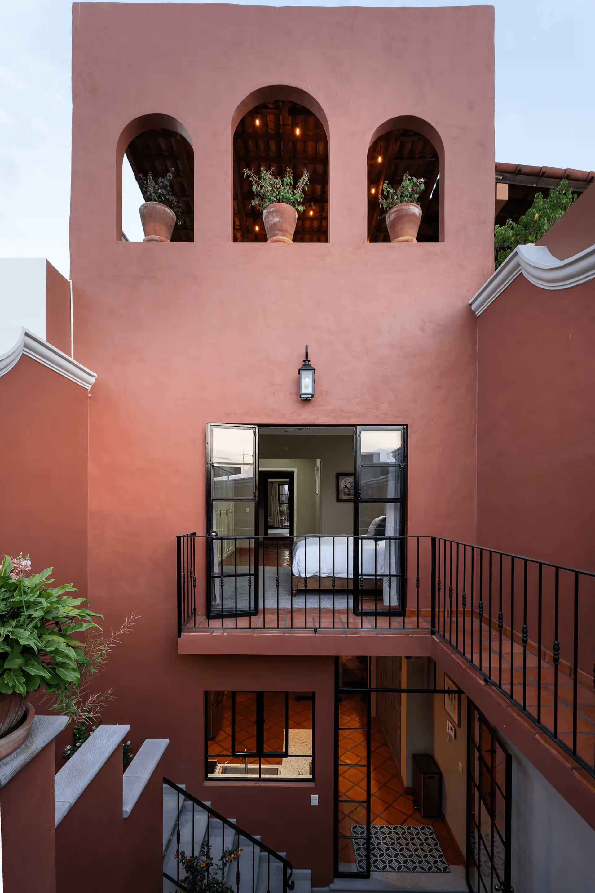 Casa Mimosa — San Antonio, San Miguel de Allende — photo 28 — terracotta elegance, three-story colonial charm