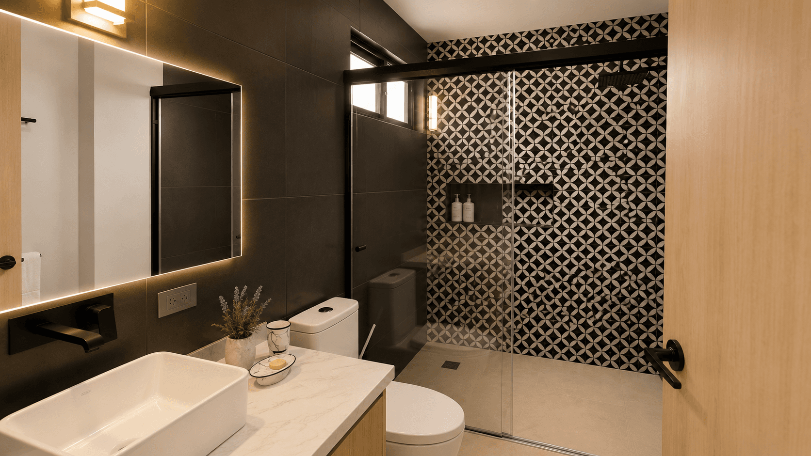 Casa Ventanas — Club de Golf Ventanas, San Miguel de Allende — photo 7 — sophisticated spa-inspired ensuite bath