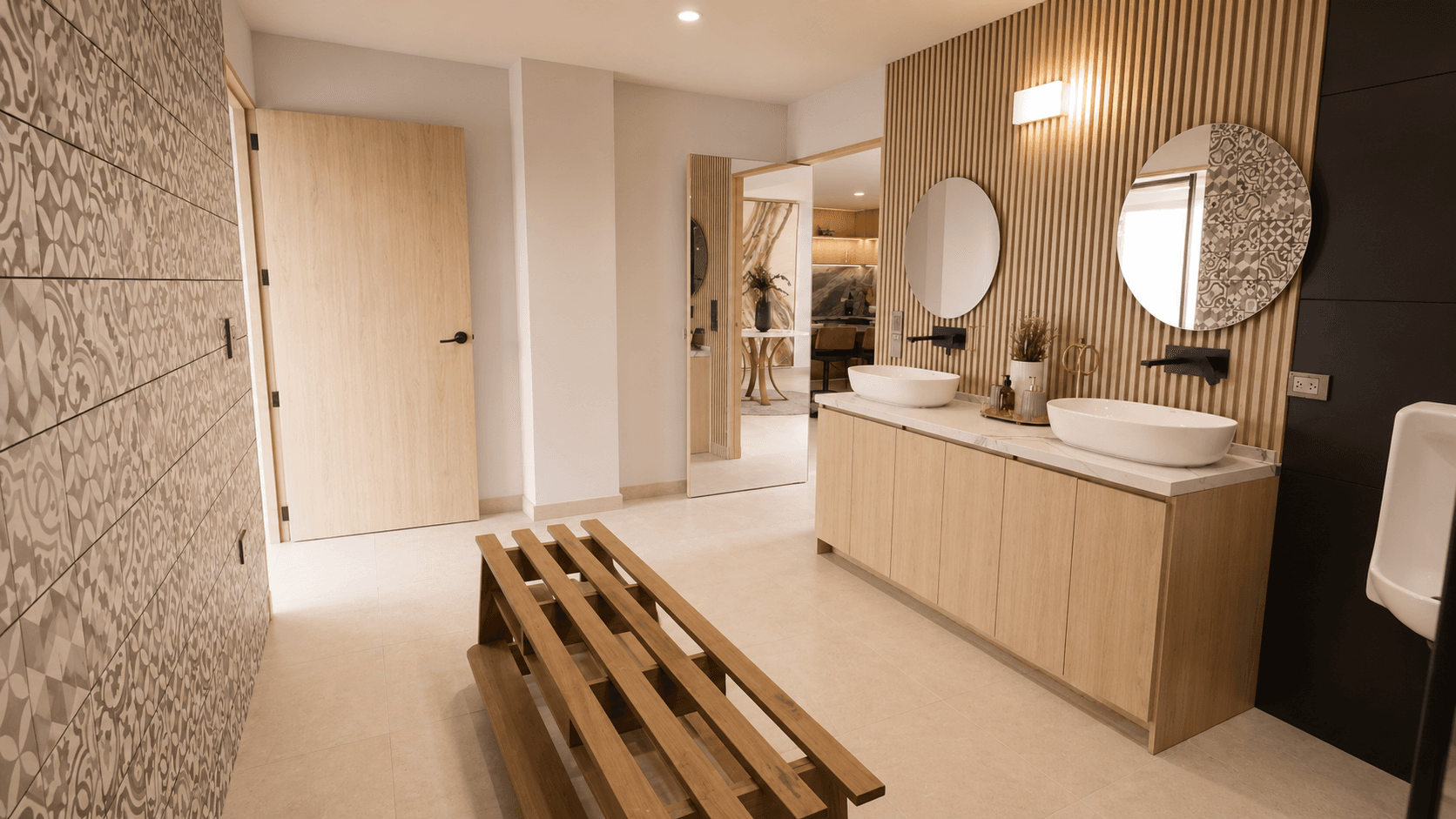 Casa Ventanas — Club de Golf Ventanas, San Miguel de Allende — photo 26 — spa-inspired sanctuary with natural warmth