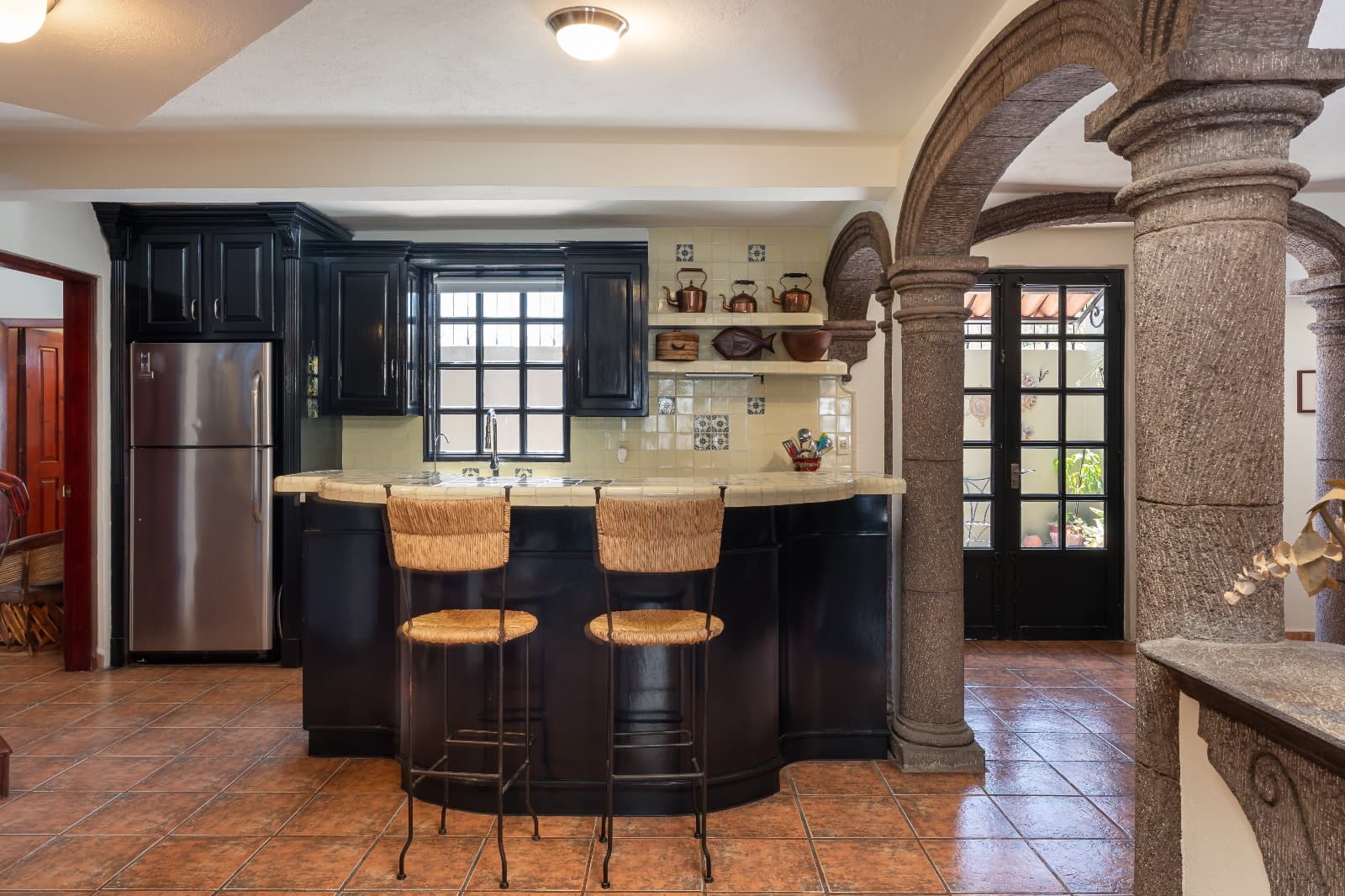 Casa Morada — San Antonio, San Miguel de Allende — photo 2 — elegant colonial kitchen with authentic character