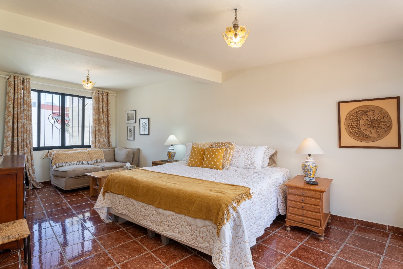 Casa Morada — San Antonio, San Miguel de Allende — photo 8 — sunlit master suite with sophisticated elegance