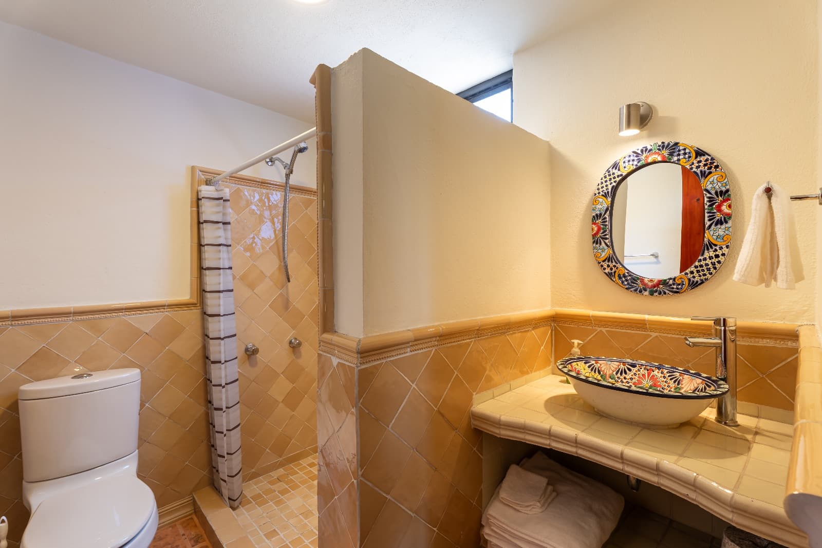 Casa Morada — San Antonio, San Miguel de Allende — photo 6 — charming traditional mexican bathroom elegance