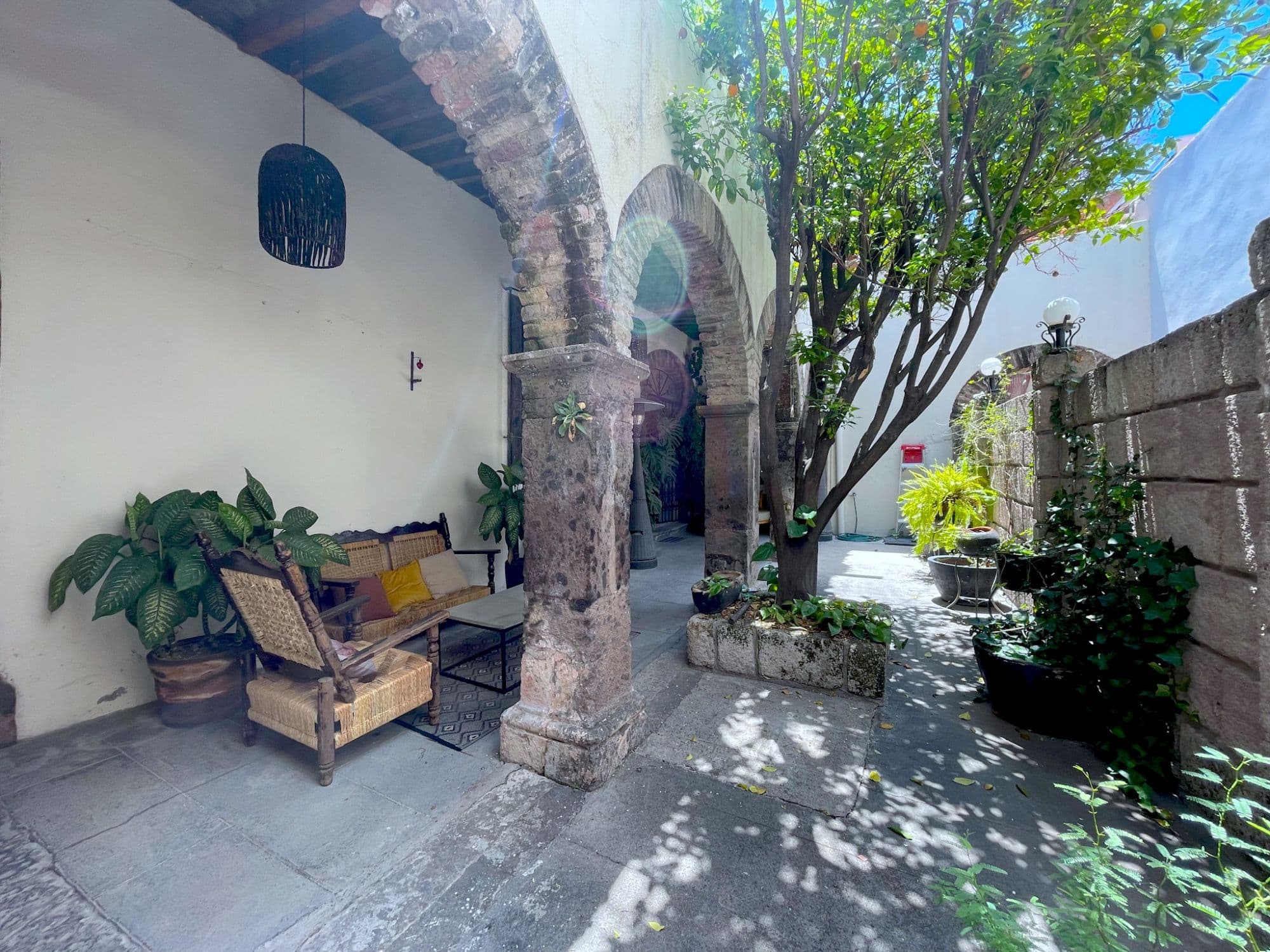 Casa Correo — San Miguel de Allende Centro, San Miguel de Allende — photo 3 — charming colonial courtyard, dappled shade elegance