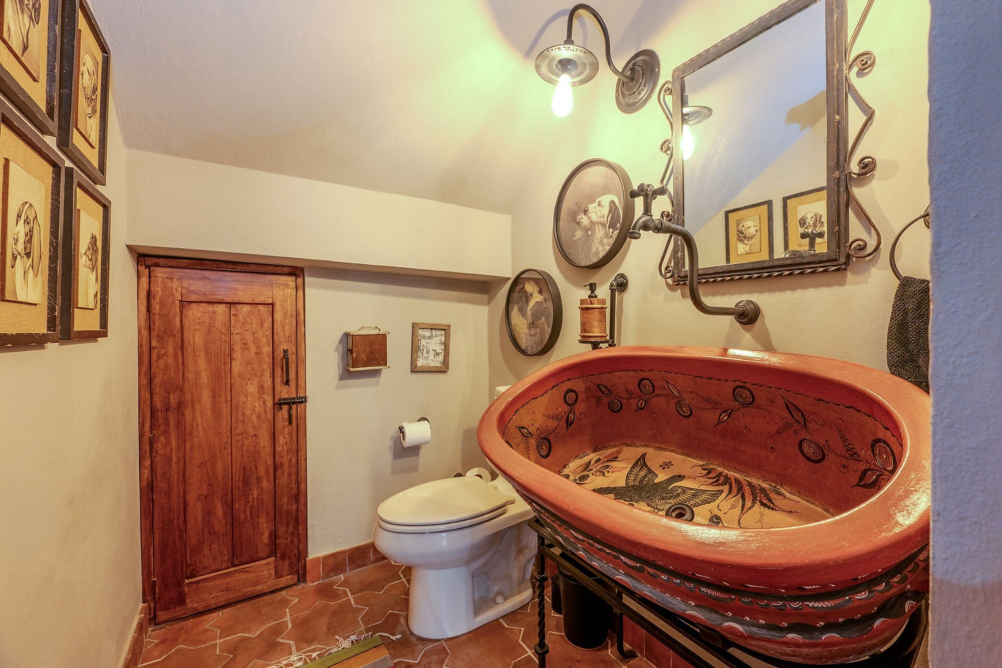 Casa de los Leones — Guadalupe, San Miguel de Allende — photo 7 — authentic mexican artisanal bathroom elegance