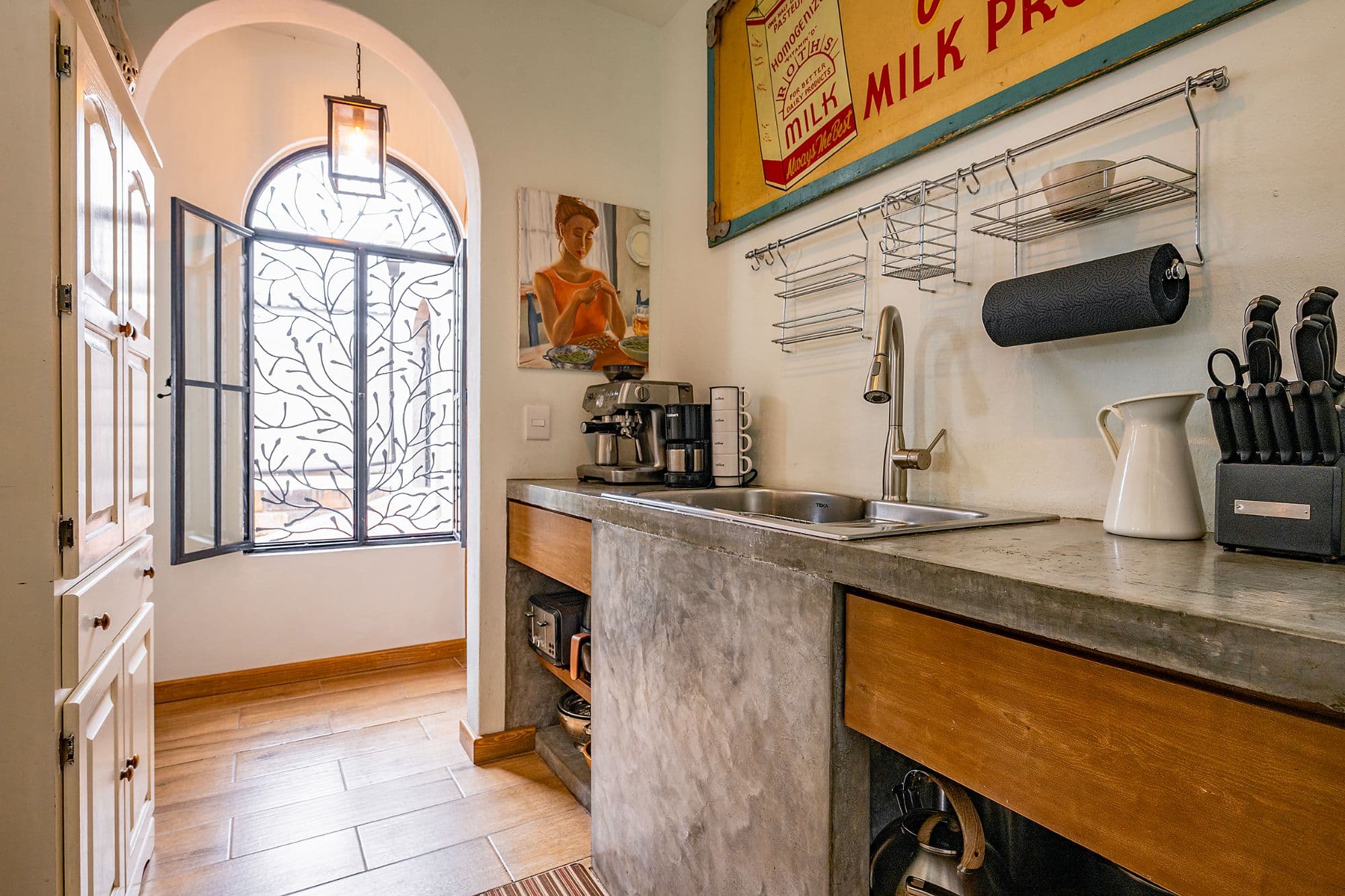Casa de los Leones — Guadalupe, San Miguel de Allende — photo 20 — charming traditional kitchen, abundant natural light