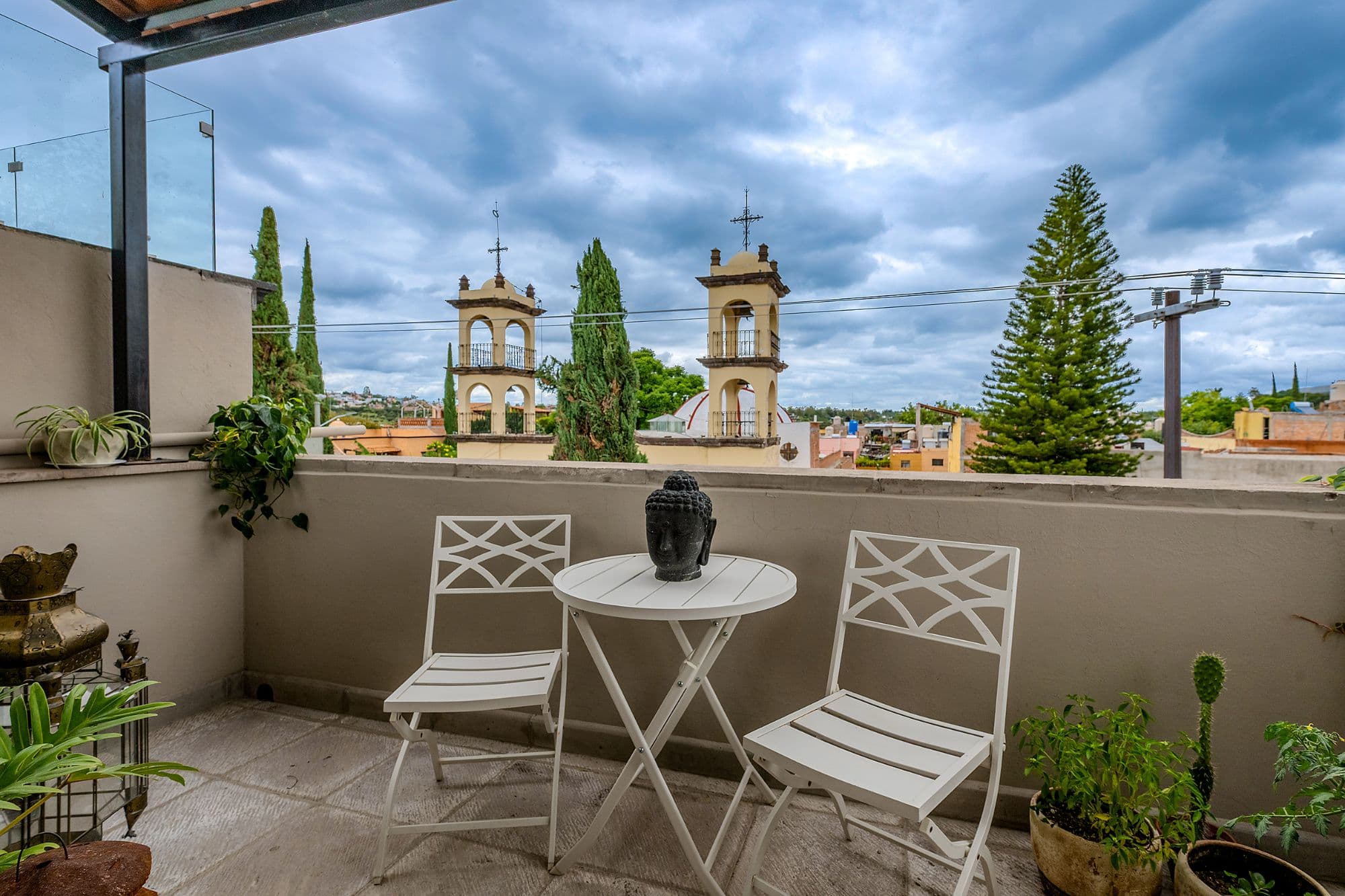 Casa de los Leones — Guadalupe, San Miguel de Allende — photo 18 — rooftop terrace, iconic colonial views