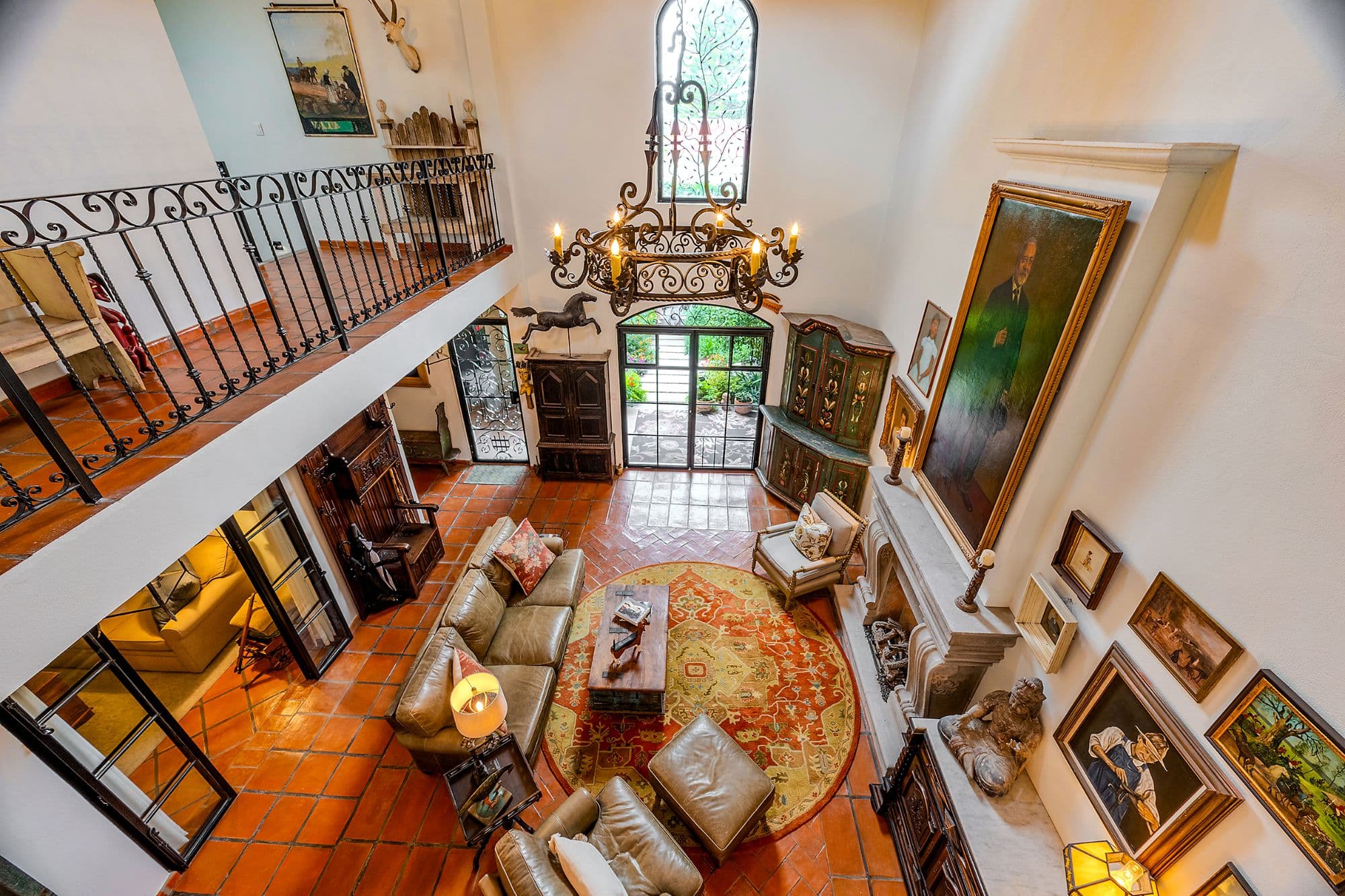Casa de los Leones — Guadalupe, San Miguel de Allende — photo 14 — soaring atrium bathed sunlit elegance