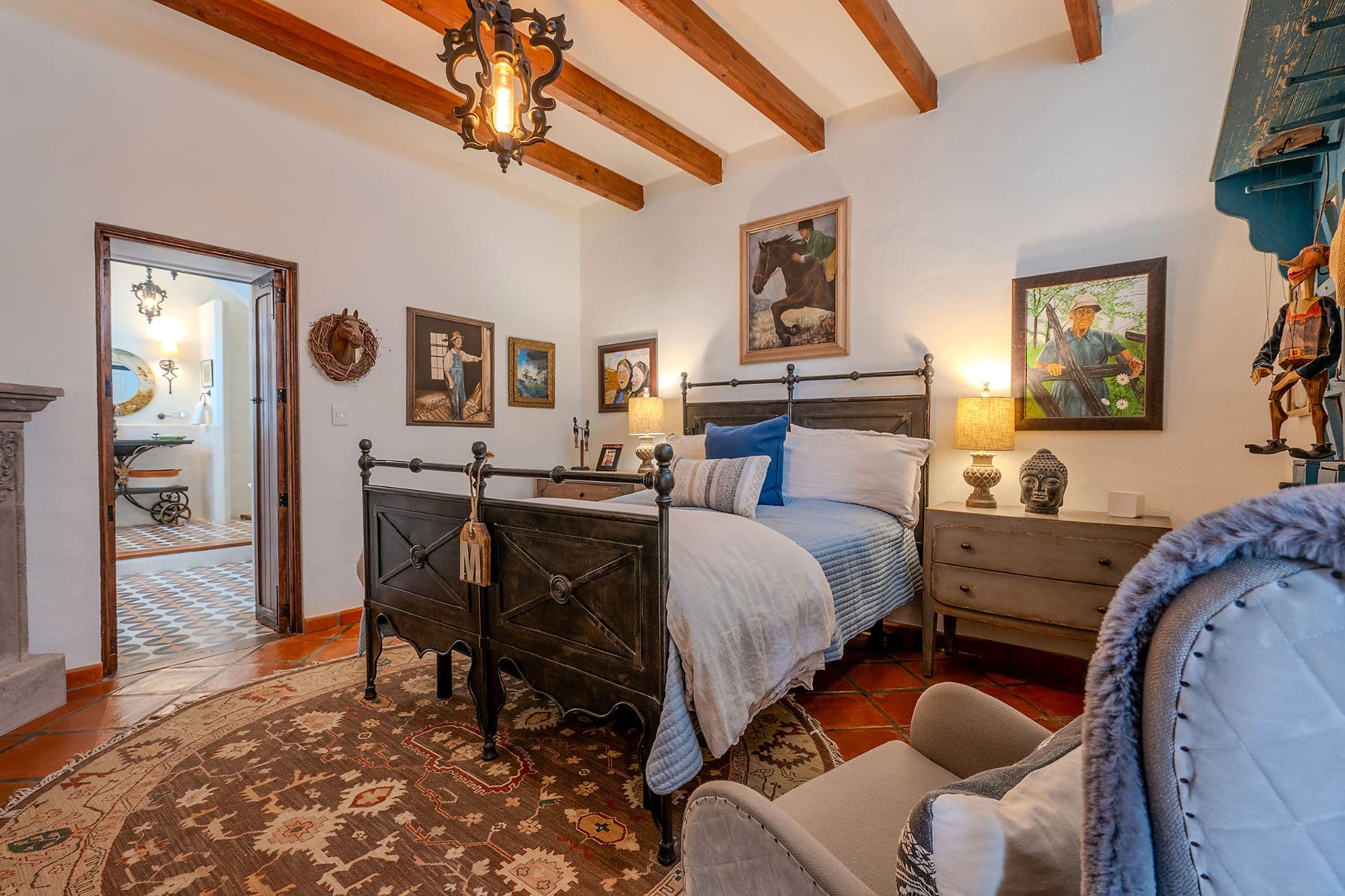Casa de los Leones — Guadalupe, San Miguel de Allende — photo 11 — rustic elegance meets refined comfort