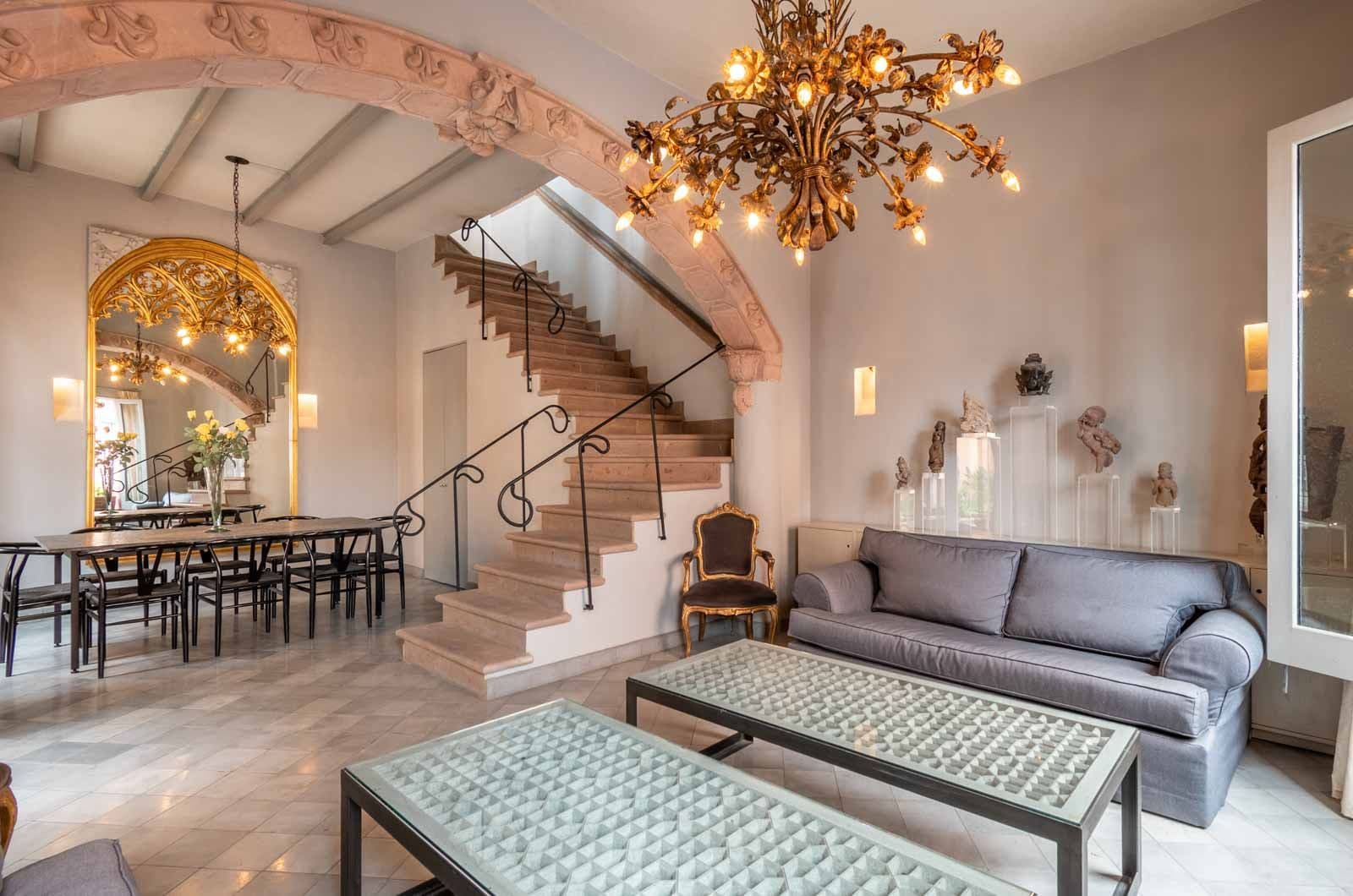 Casa Recreo — Centro, San Miguel de Allende — photo 10 — elegant open-concept living with soaring ceilings
