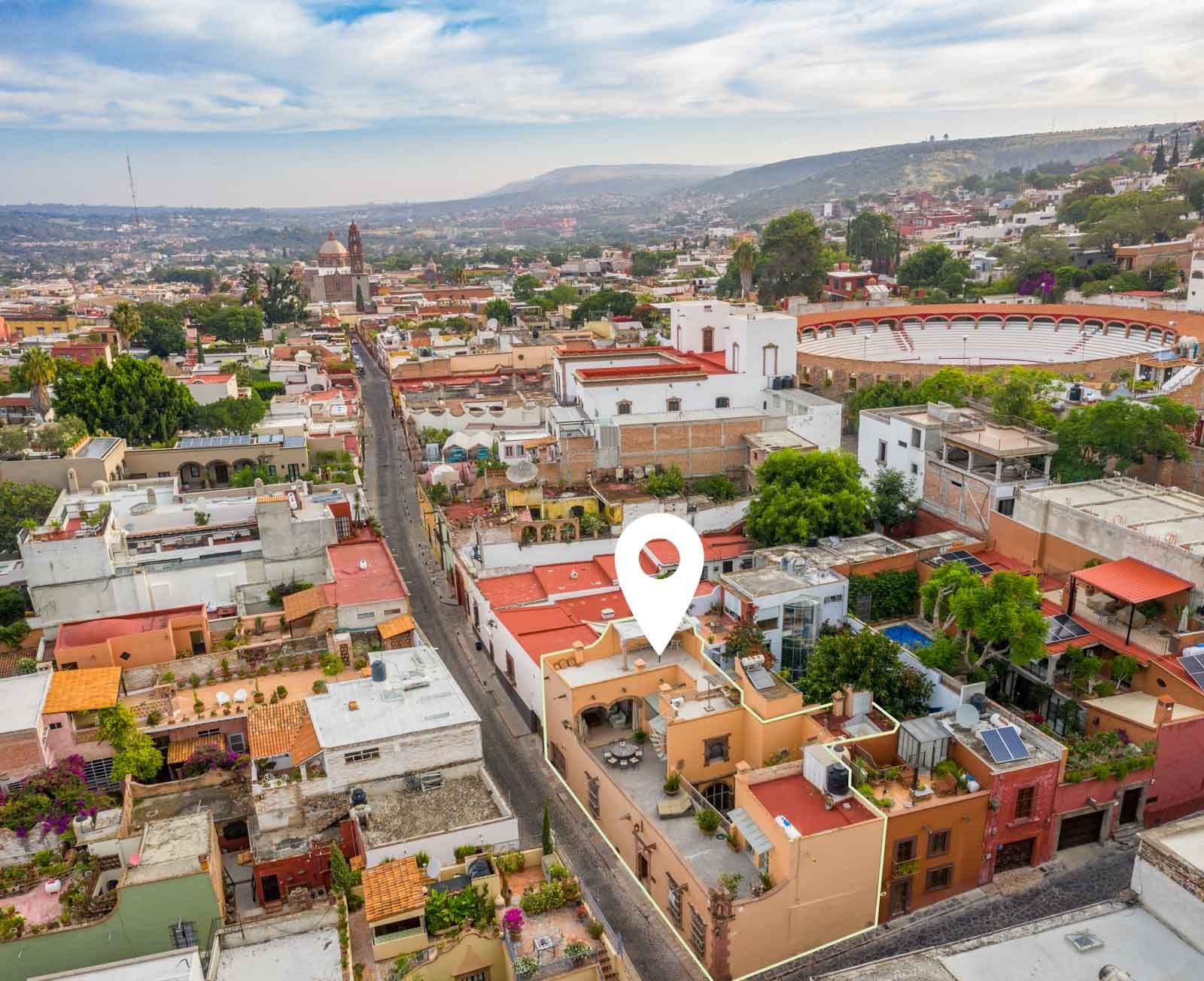 Casa Recreo — Centro, San Miguel de Allende — photo 29 — charming rooftop with panoramic mountain vistas