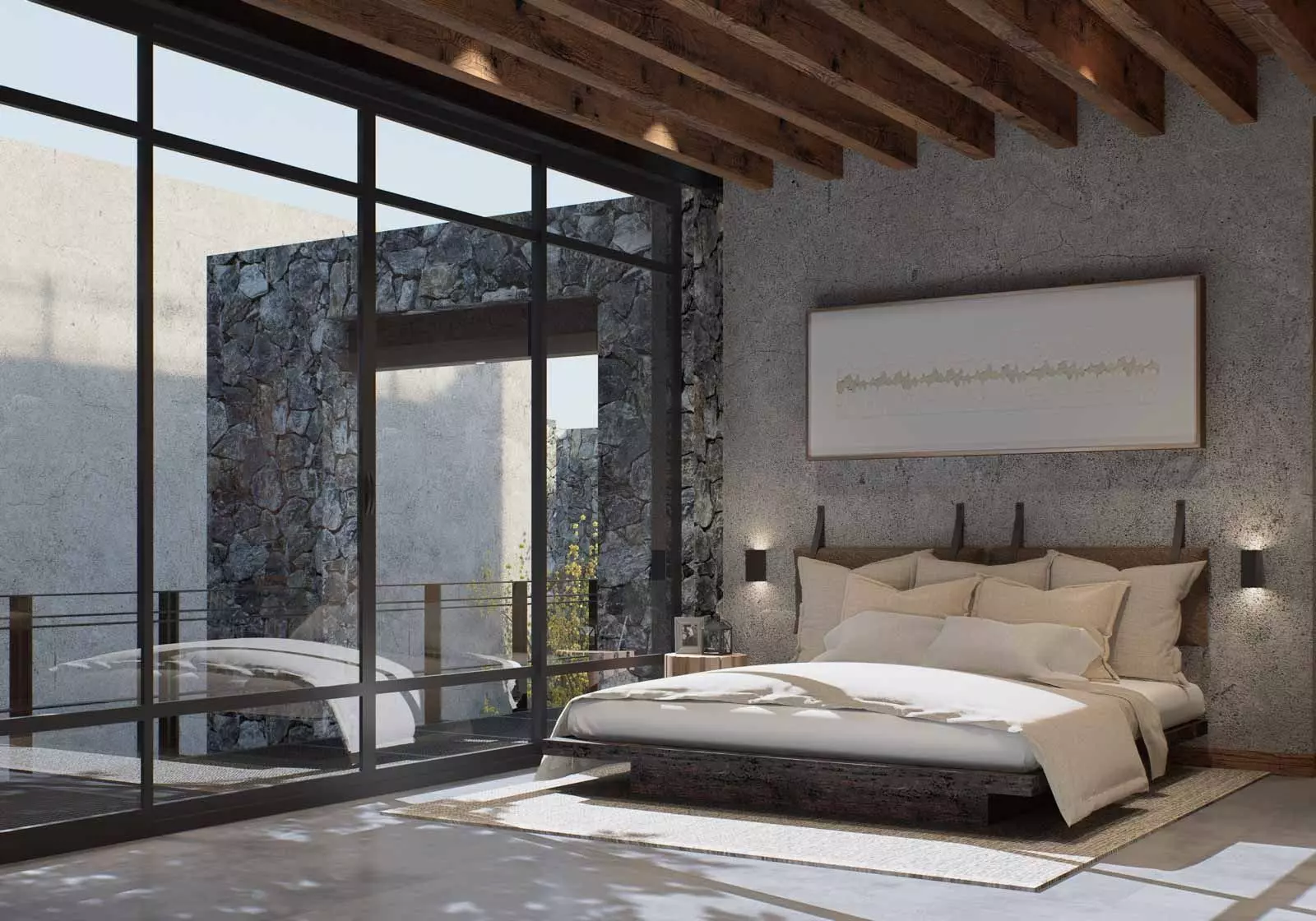 Casa del Arbol — Villa de los Frailes, San Miguel de Allende — photo 12 — mountain views, sophisticated minimalist sanctuary