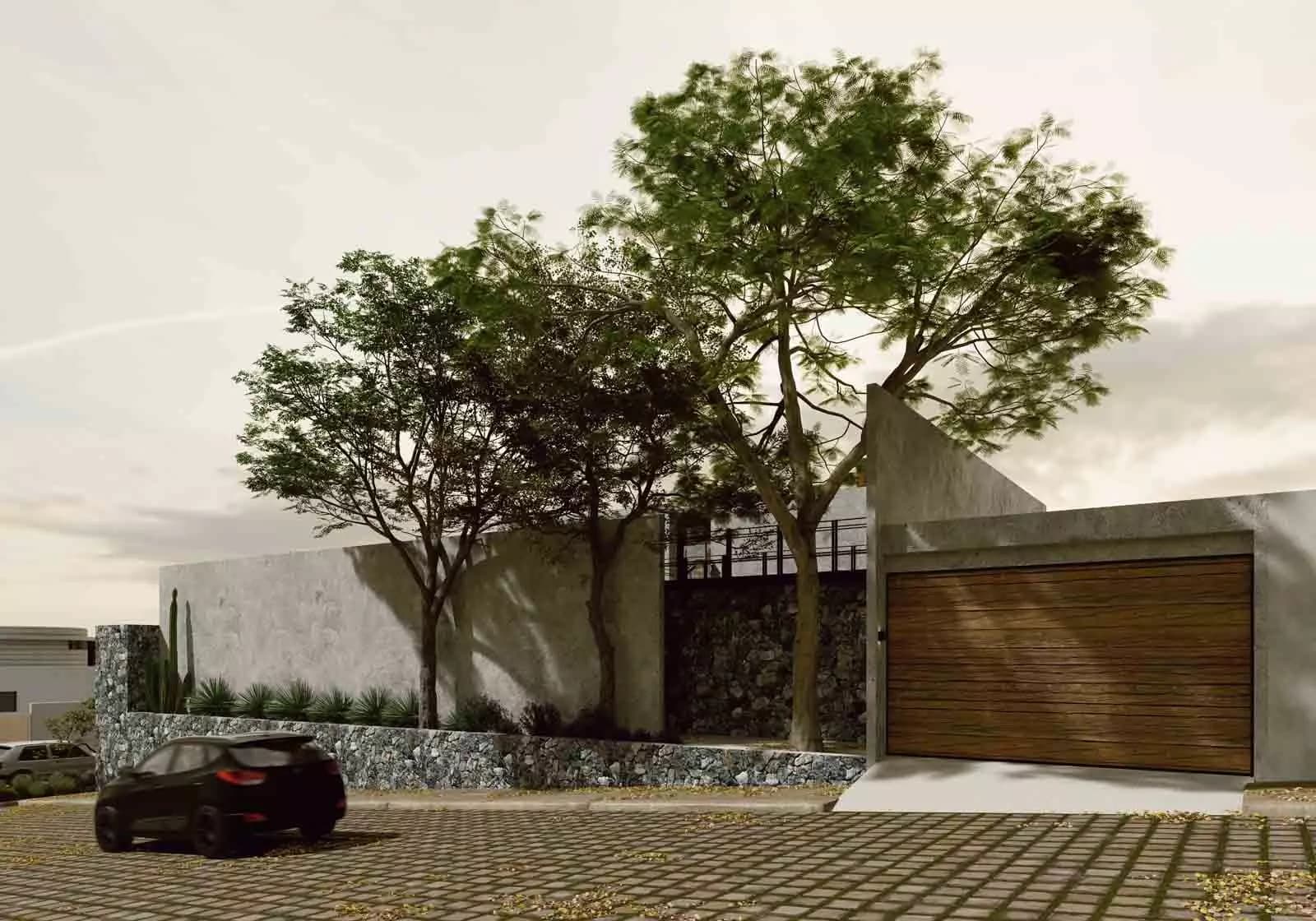 Casa del Arbol — Villa de los Frailes, San Miguel de Allende — photo 10 — contemporary sanctuary with mature landscaping