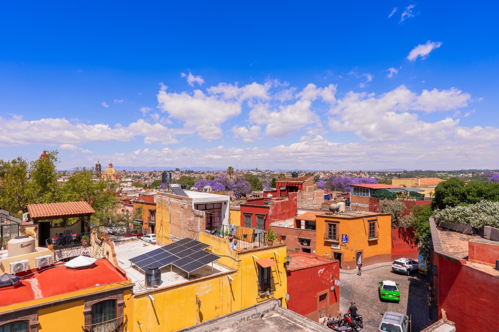 Nuñez Lofts / Loft 2 — Centro, San Miguel de Allende — photo 10 — vibrant colonial rooftop with panoramic views