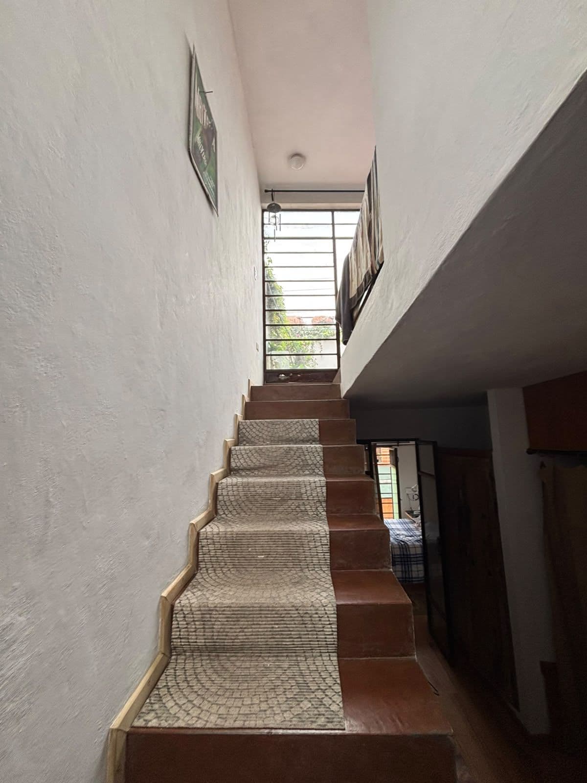 Casita Roja: Cozy and well located!! — San Antonio, San Miguel de Allende — photo 19 — luminous stairwell, authentic colonial charm