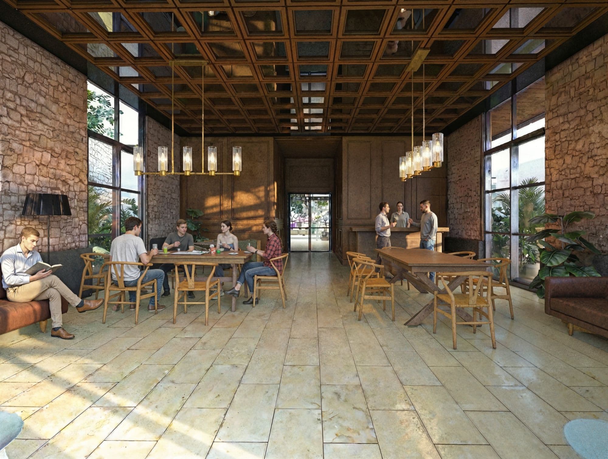 AURA SAN MIGUEL — San Miguel de Allende Centro, San Miguel de Allende — photo 4 — sophisticated gathering space, abundant natural light