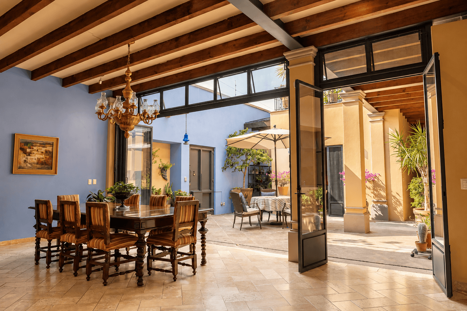 Casa Colibri — Centro, San Miguel de Allende — photo 9 — sophisticated indoor-outdoor entertaining sanctuary