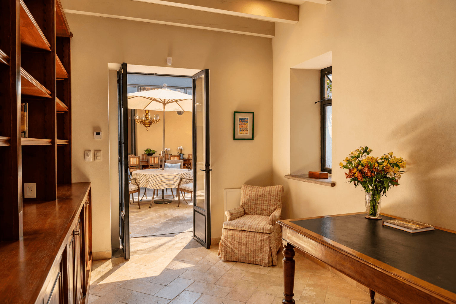 Casa Colibri — Centro, San Miguel de Allende — photo 14 — elegant passageway to sun-drenched terrace